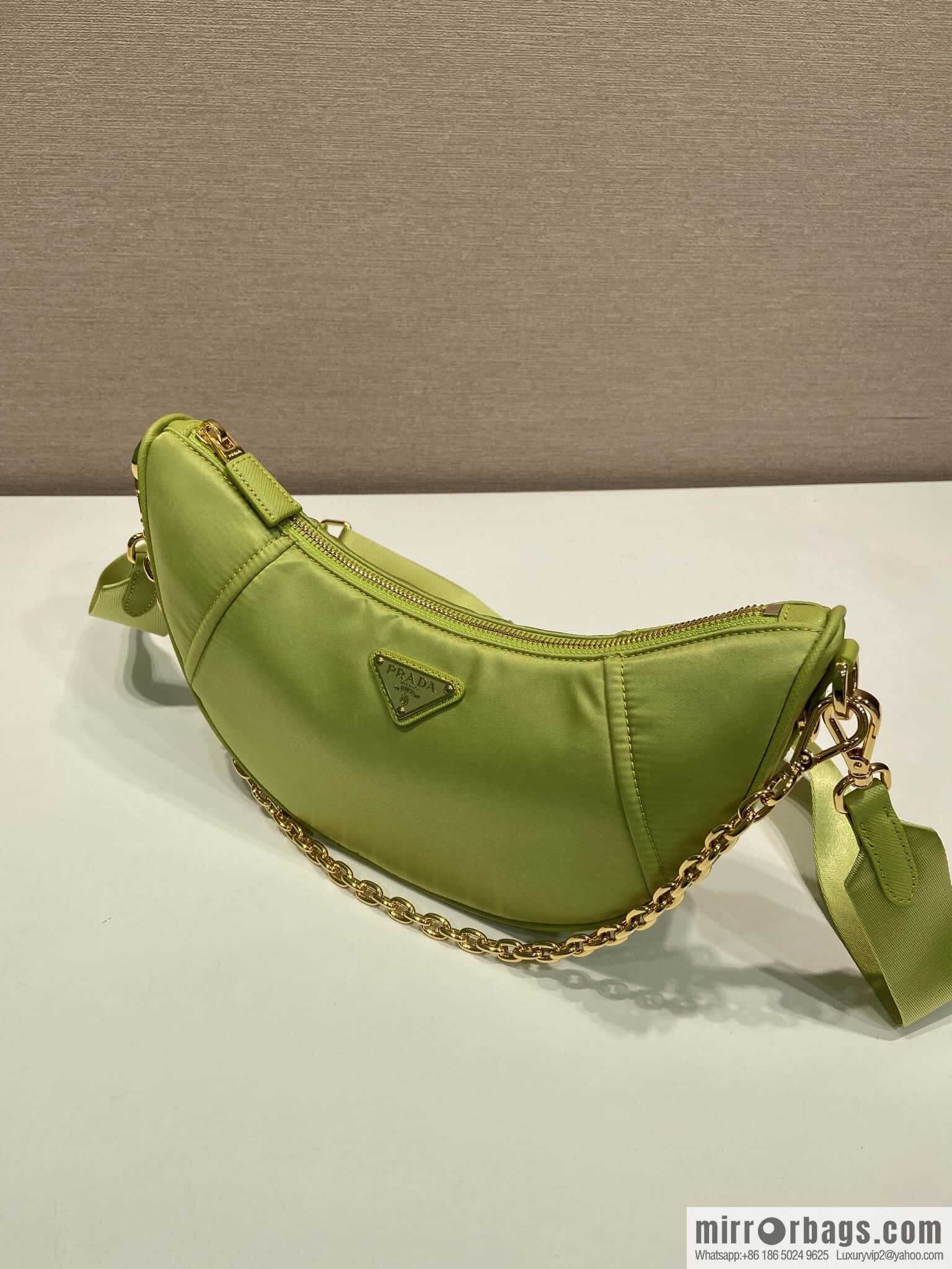 PRADA ๐ new crescent bag ๐ 1BH222 multifunctional ๐๐ green