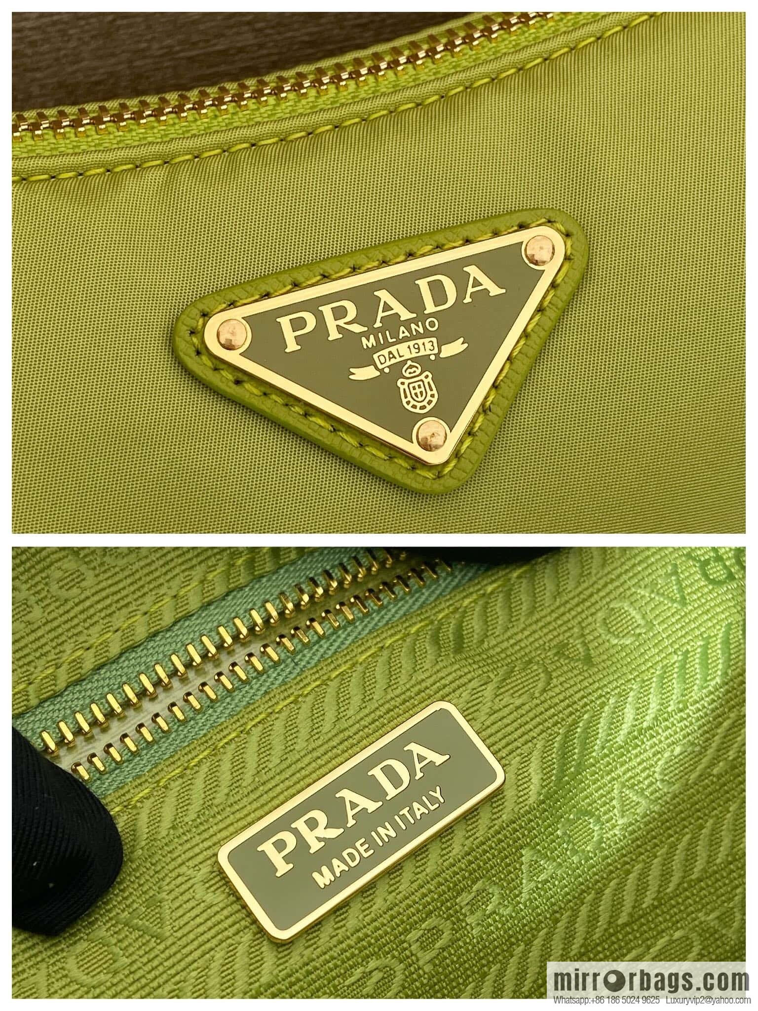 PRADA ๐ new crescent bag ๐ 1BH222 multifunctional ๐๐ green
