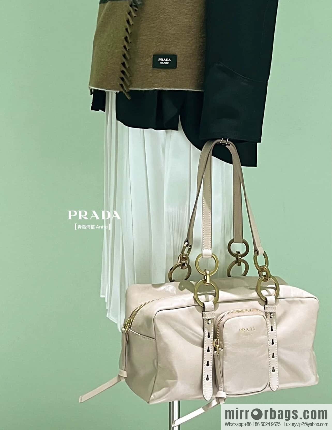 PRADA 🎉 new oil wax leather 🎉 1BB138 large🎉🎉