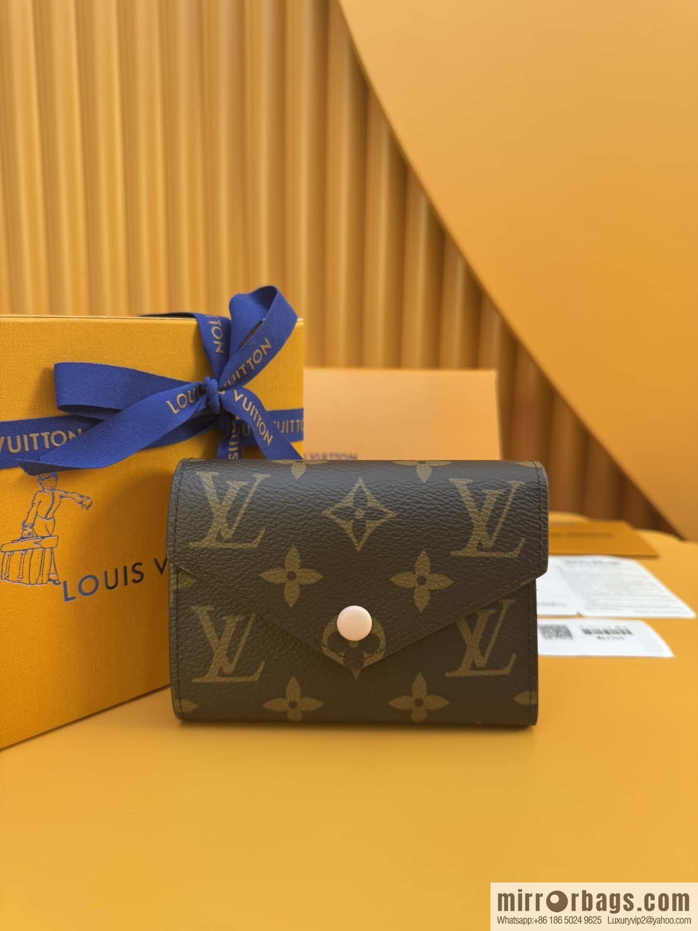 LV Victorine Wallet M62360 Powder Bean [Official Full Chip Version]