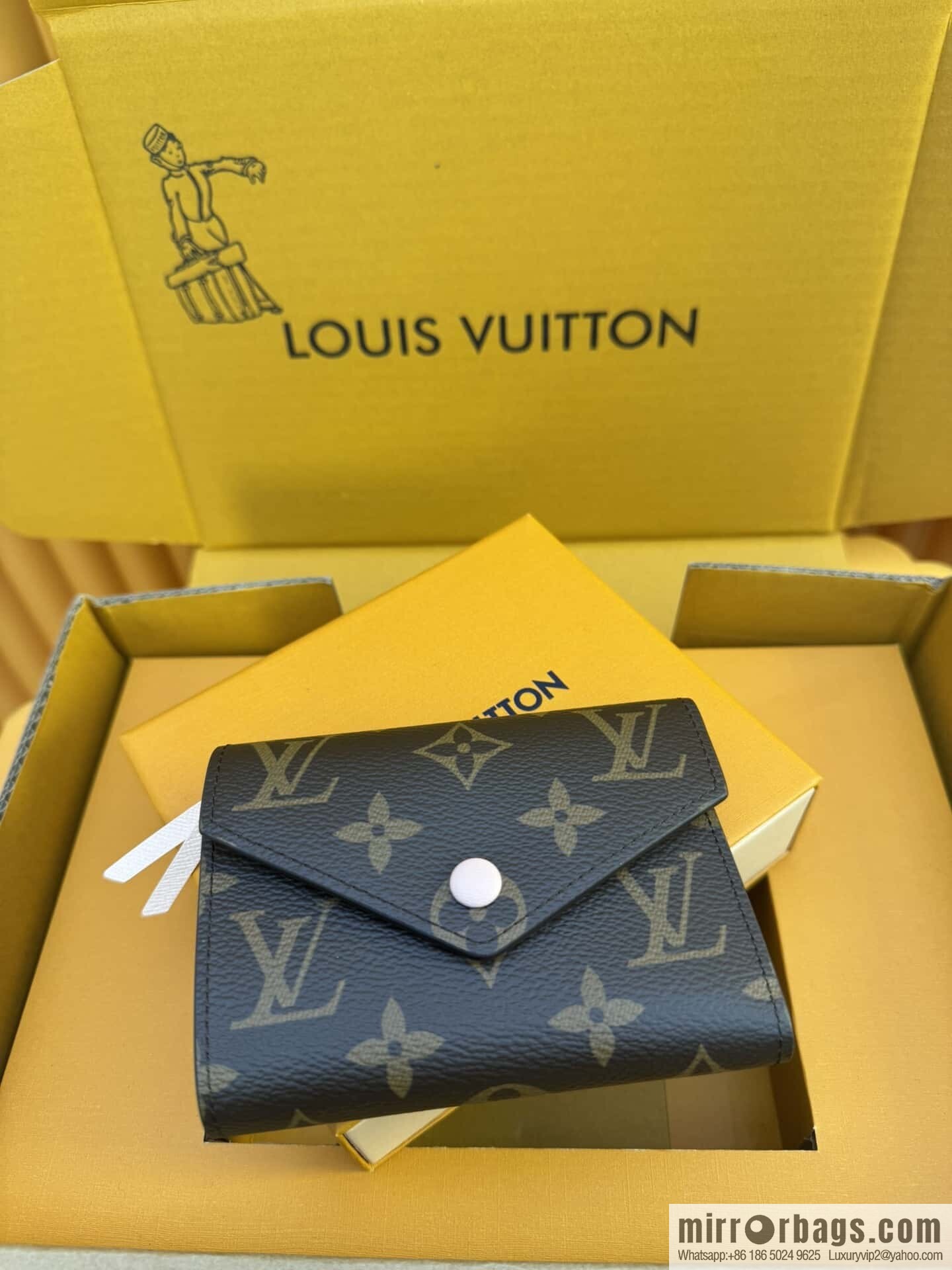 LV Victorine Wallet M62360 Powder Bean [Official Full Chip Version]