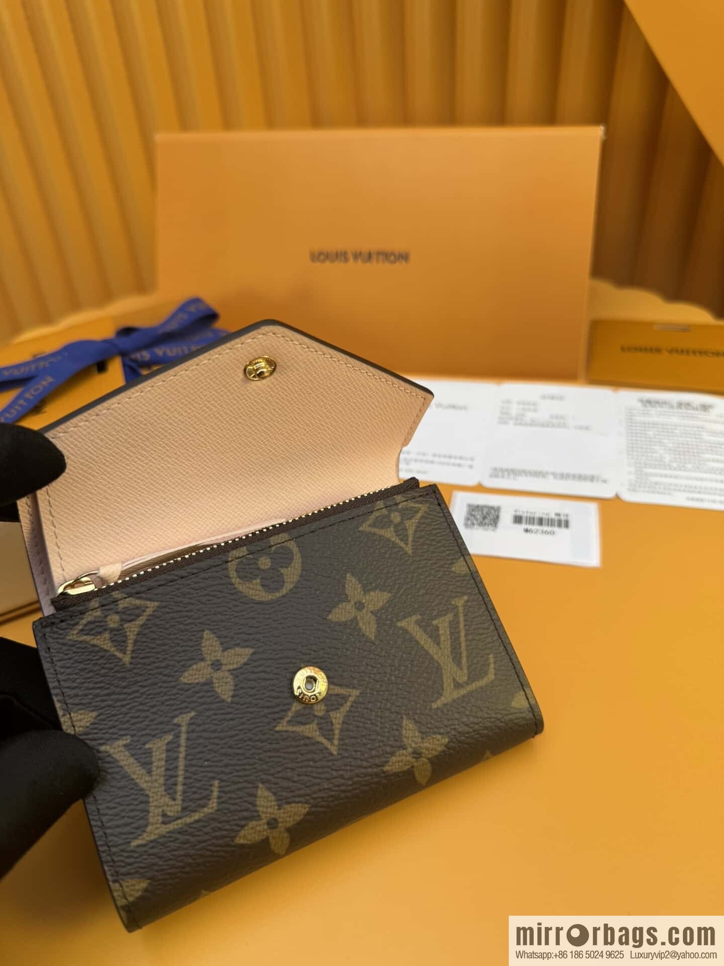 LV Victorine Wallet M62360 Powder Bean [Official Full Chip Version]