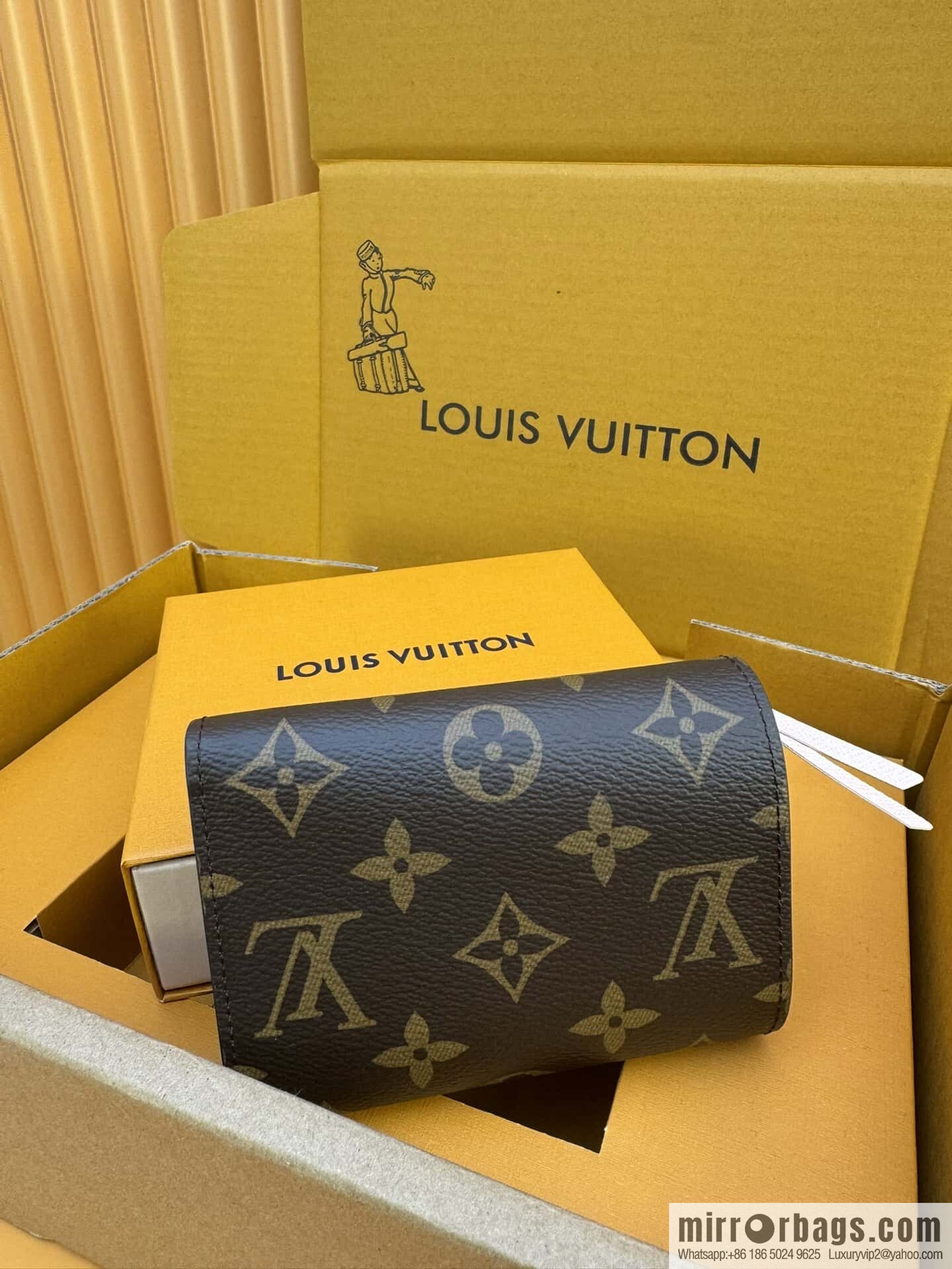 LV Victorine Wallet M62360 Powder Bean [Official Full Chip Version]