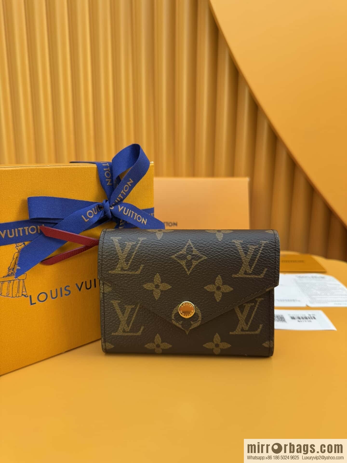 LV Victorine Wallet M41938 Gold Buckle