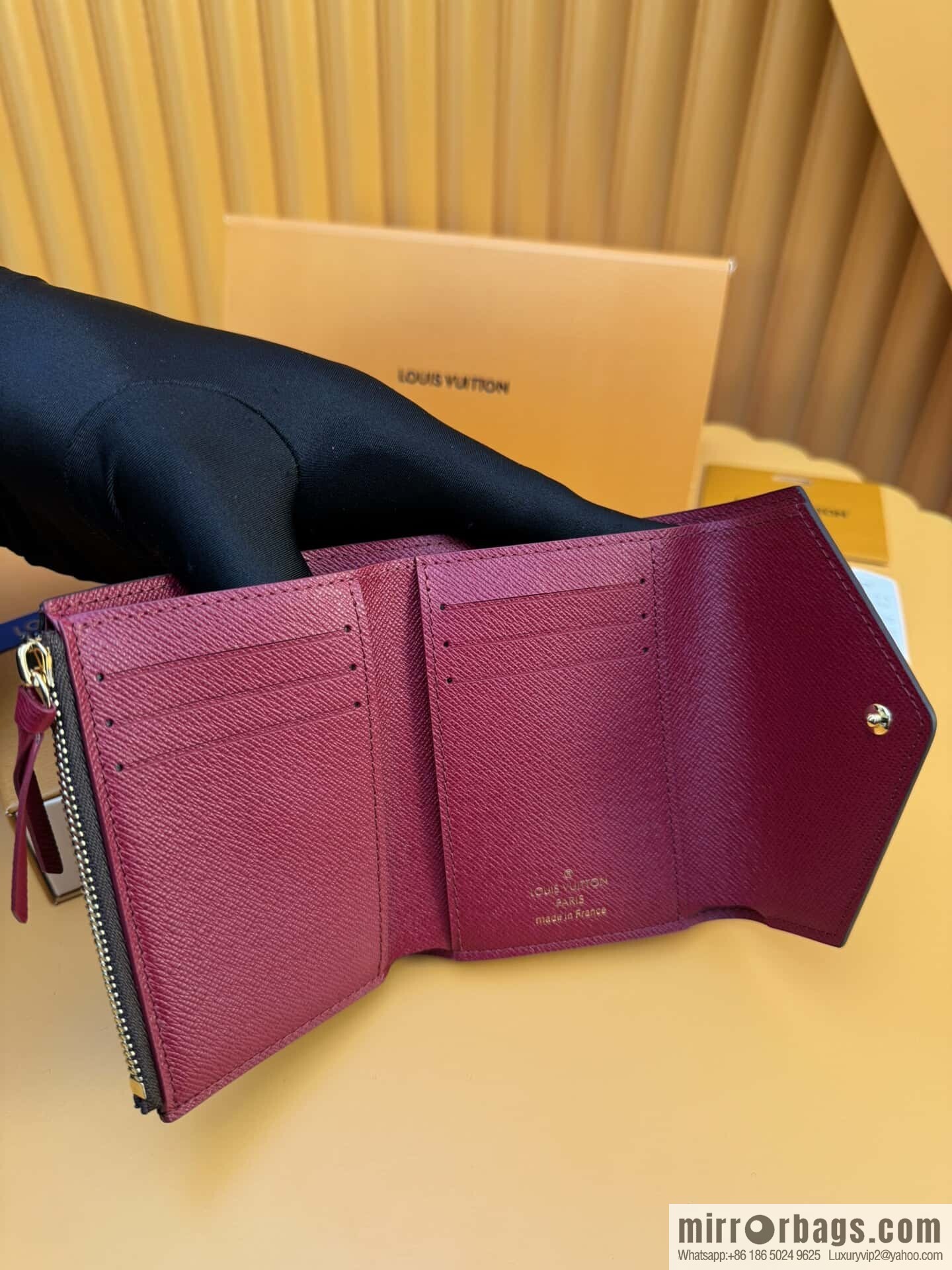 LV Victorine Wallet M41938 Gold Buckle