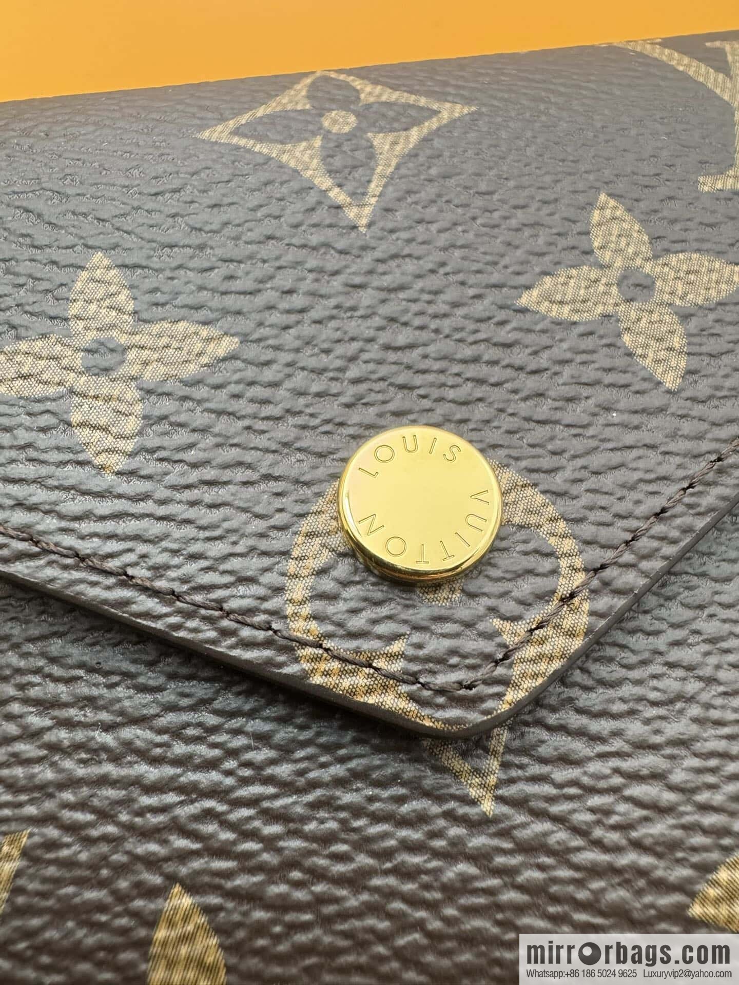 LV Victorine Wallet M41938 Gold Buckle