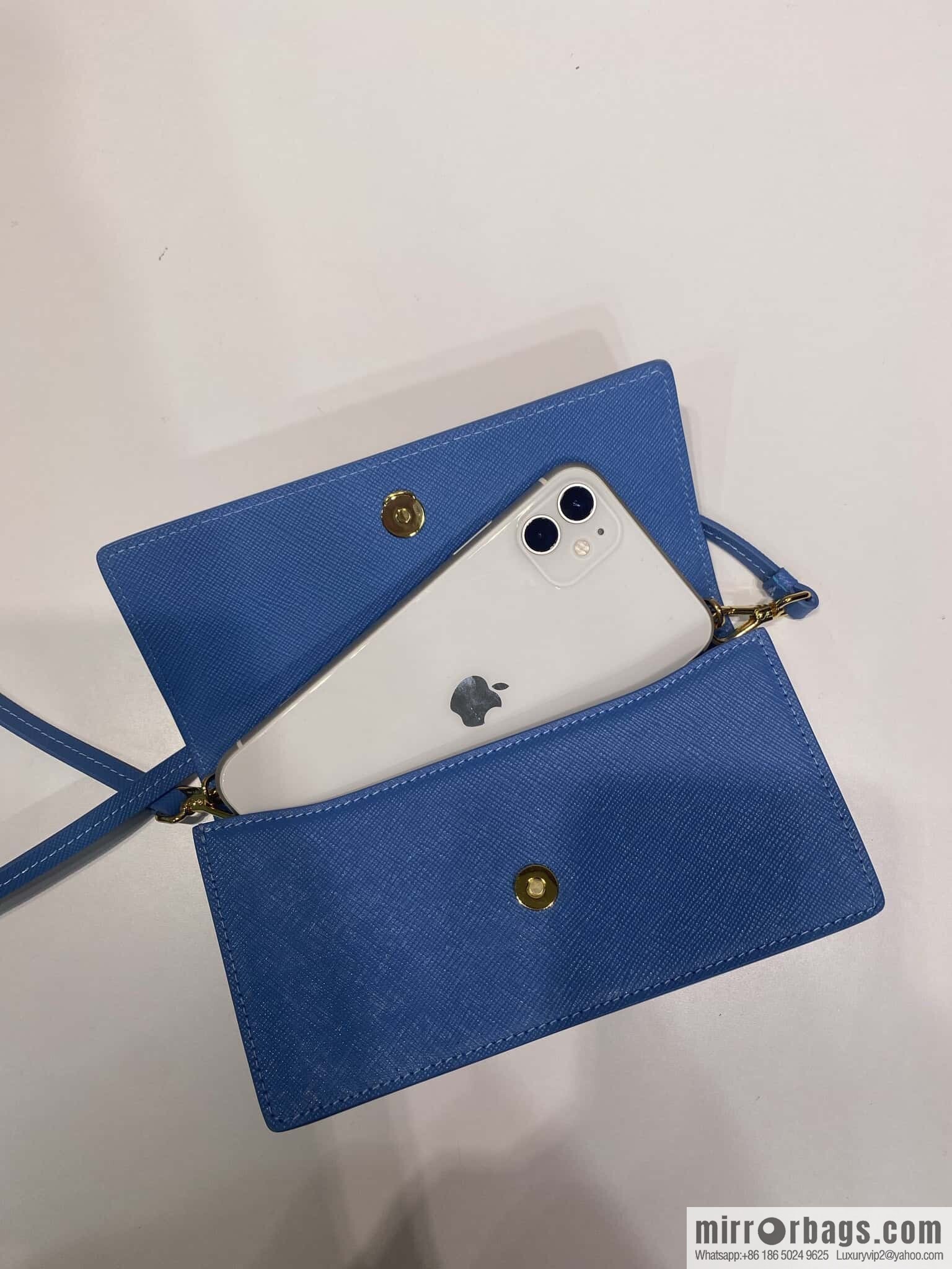 PRADA 🎉 new mini handbag 🎉 1NF059 mobile phone bag 🎉🎉 blue