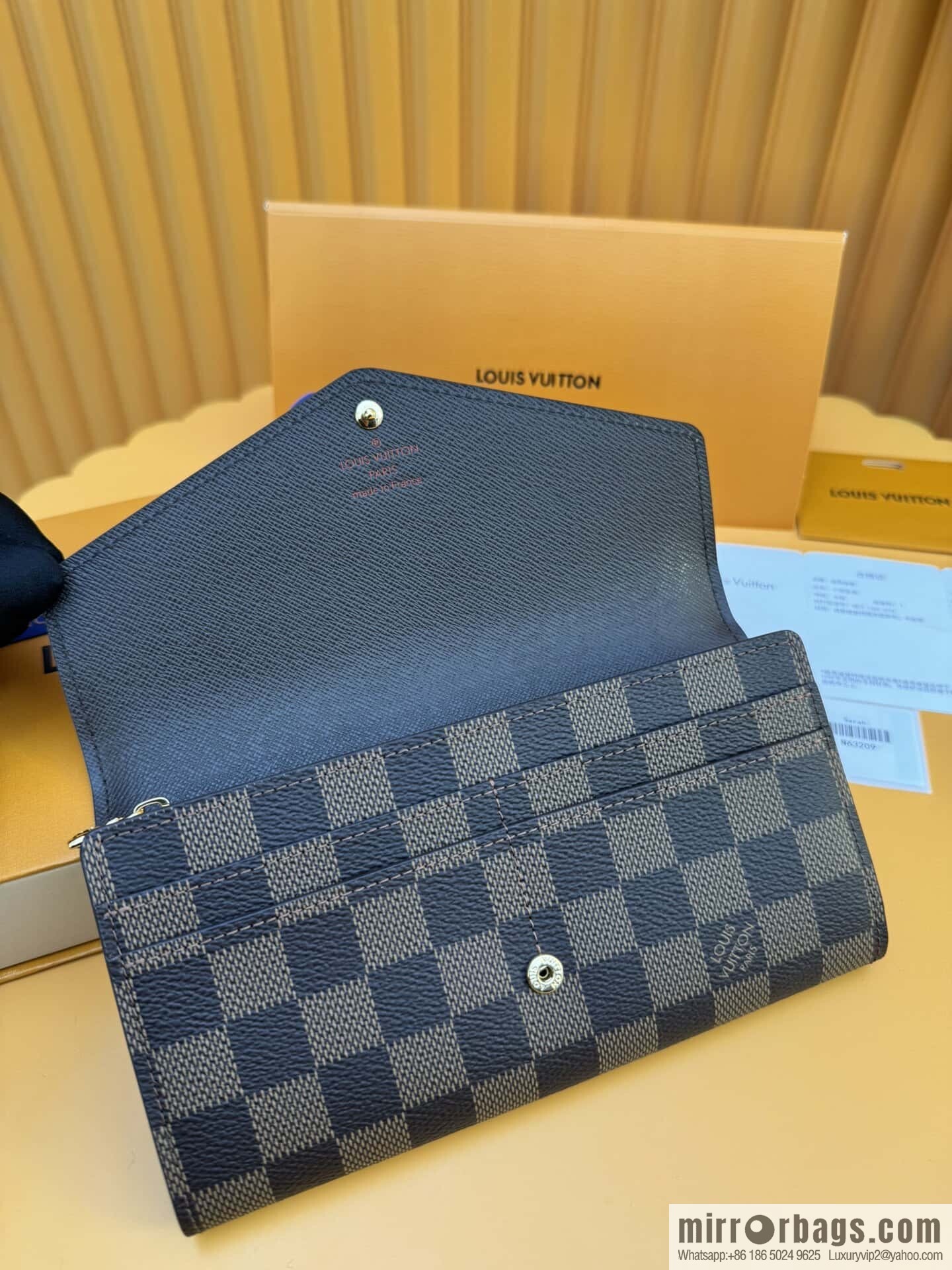 LV Sarah Wallet N63209 [Official Full Chip Version]