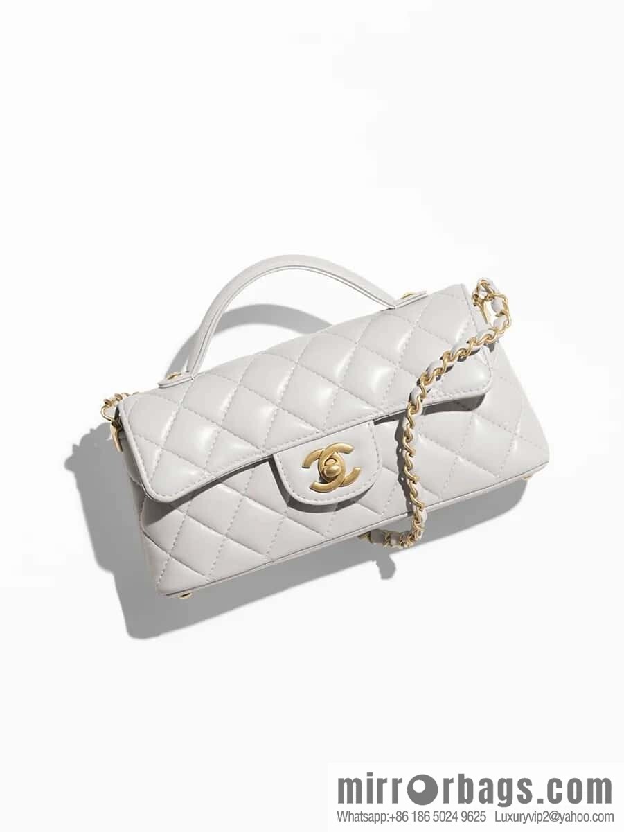 CHANEL 25P Handle Kelly Horizontal S AS5354 Grey