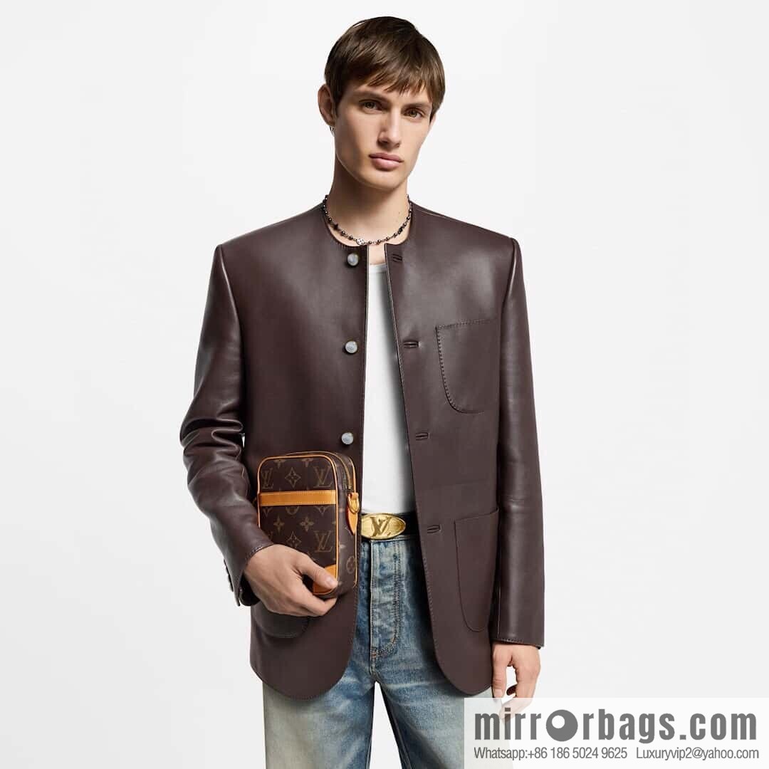 [Boutique‑grade] M14058 presbyopia yellow leather, mini men's bag messenger bag TROCADÉRO mini handbag