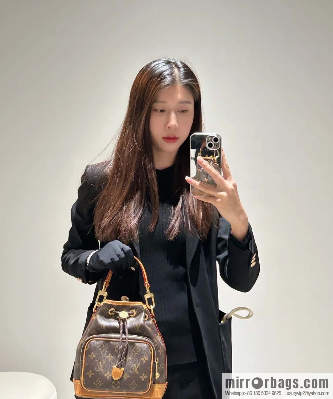 [Boutique‑grade] M14017 presbyopia yellow skin, medieval bucket bag NO ÉCARGO handbag