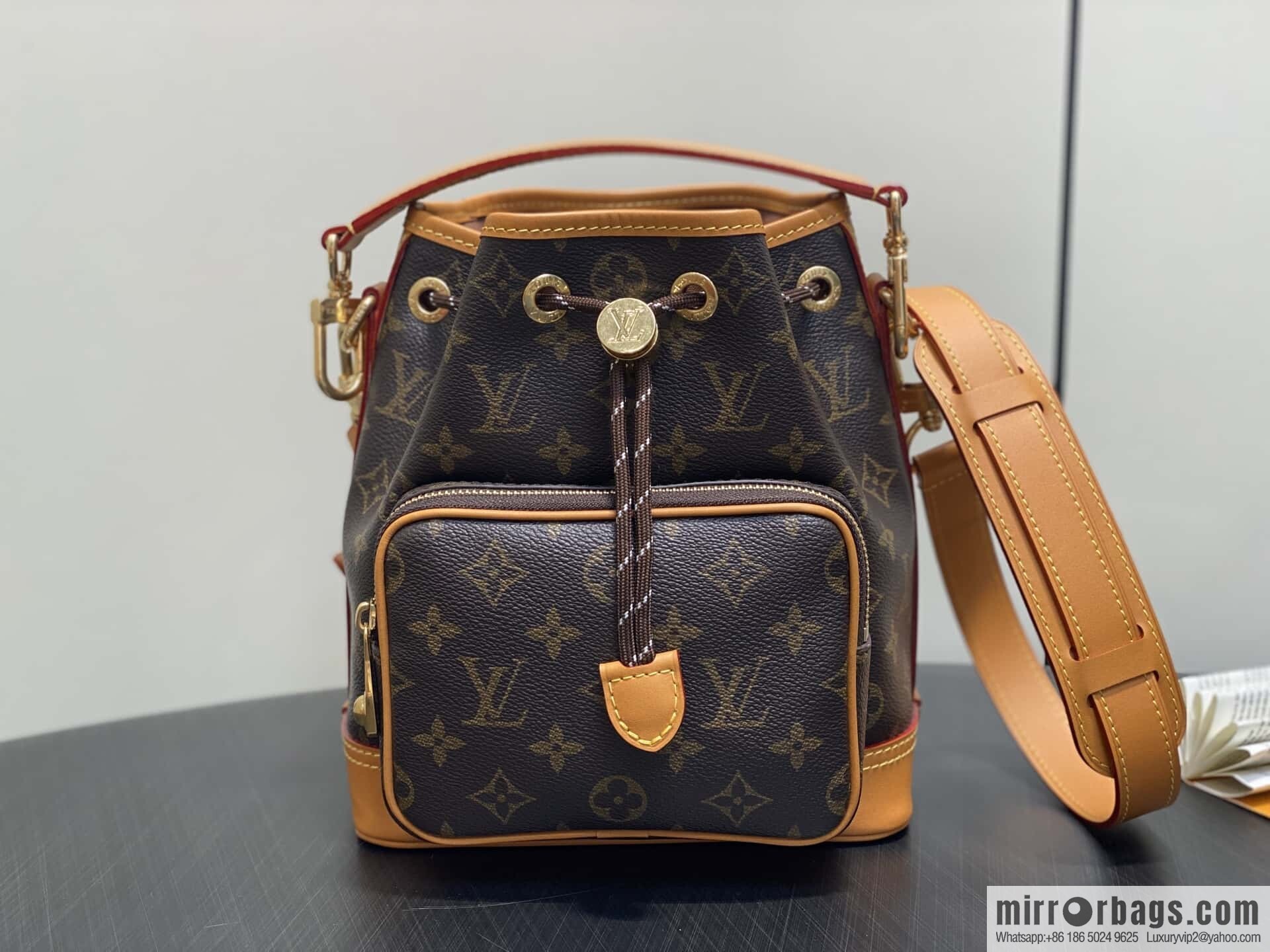 [Boutique‑grade] M14017 presbyopia yellow skin, medieval bucket bag NO ÉCARGO handbag