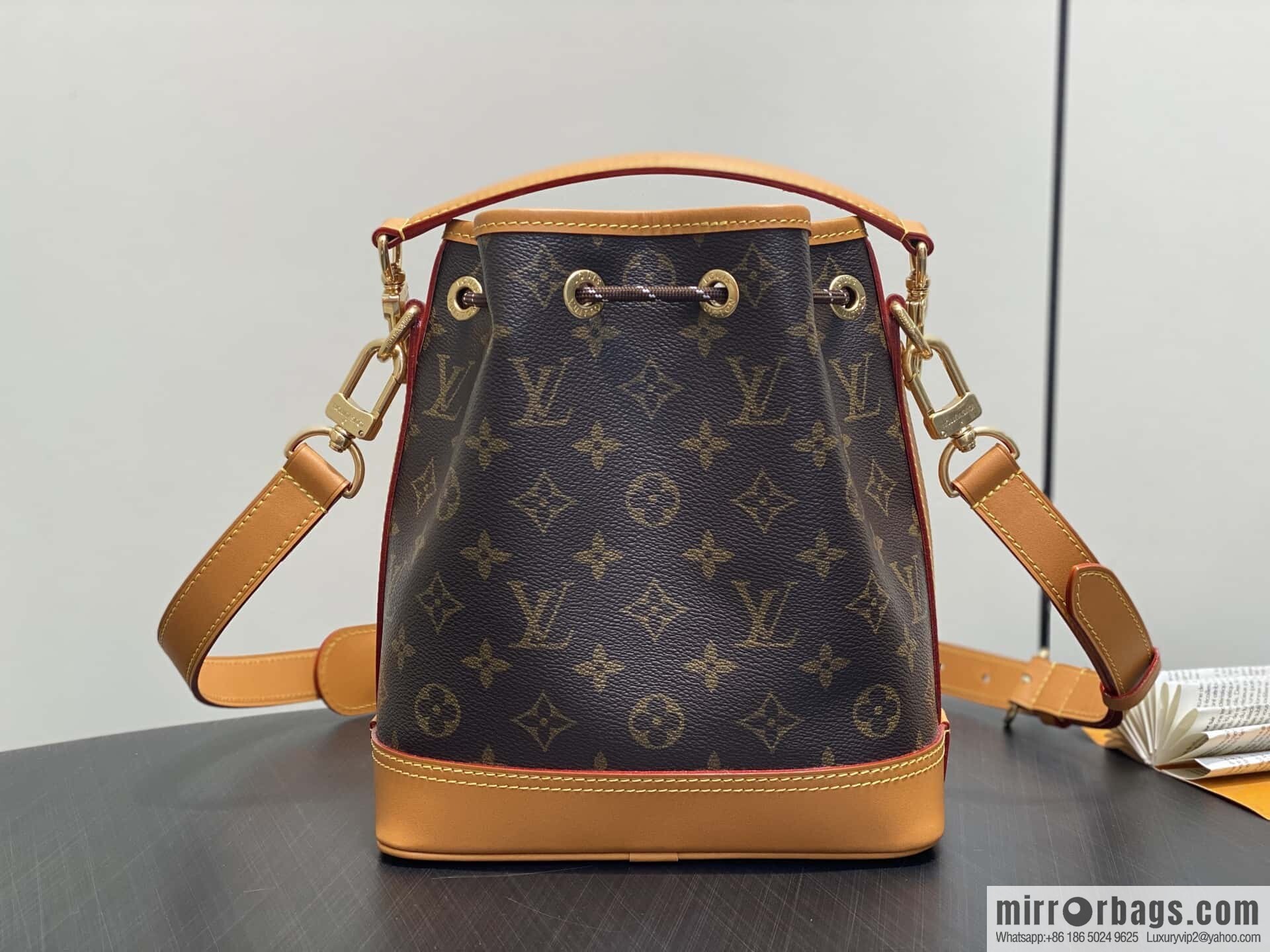 [Boutique‑grade] M14017 presbyopia yellow skin, medieval bucket bag NO ÉCARGO handbag