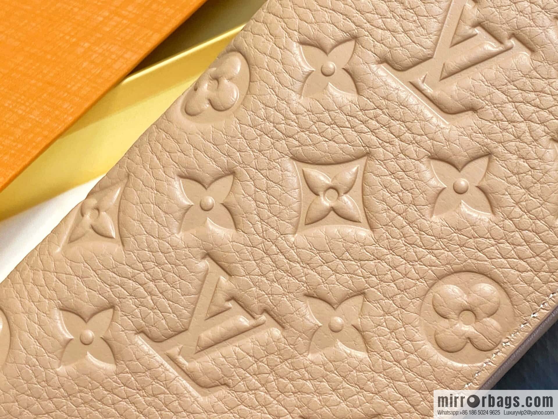 [Boutique‑grade] M14251 khaki, full leather long suit clip BRAZZA wallet