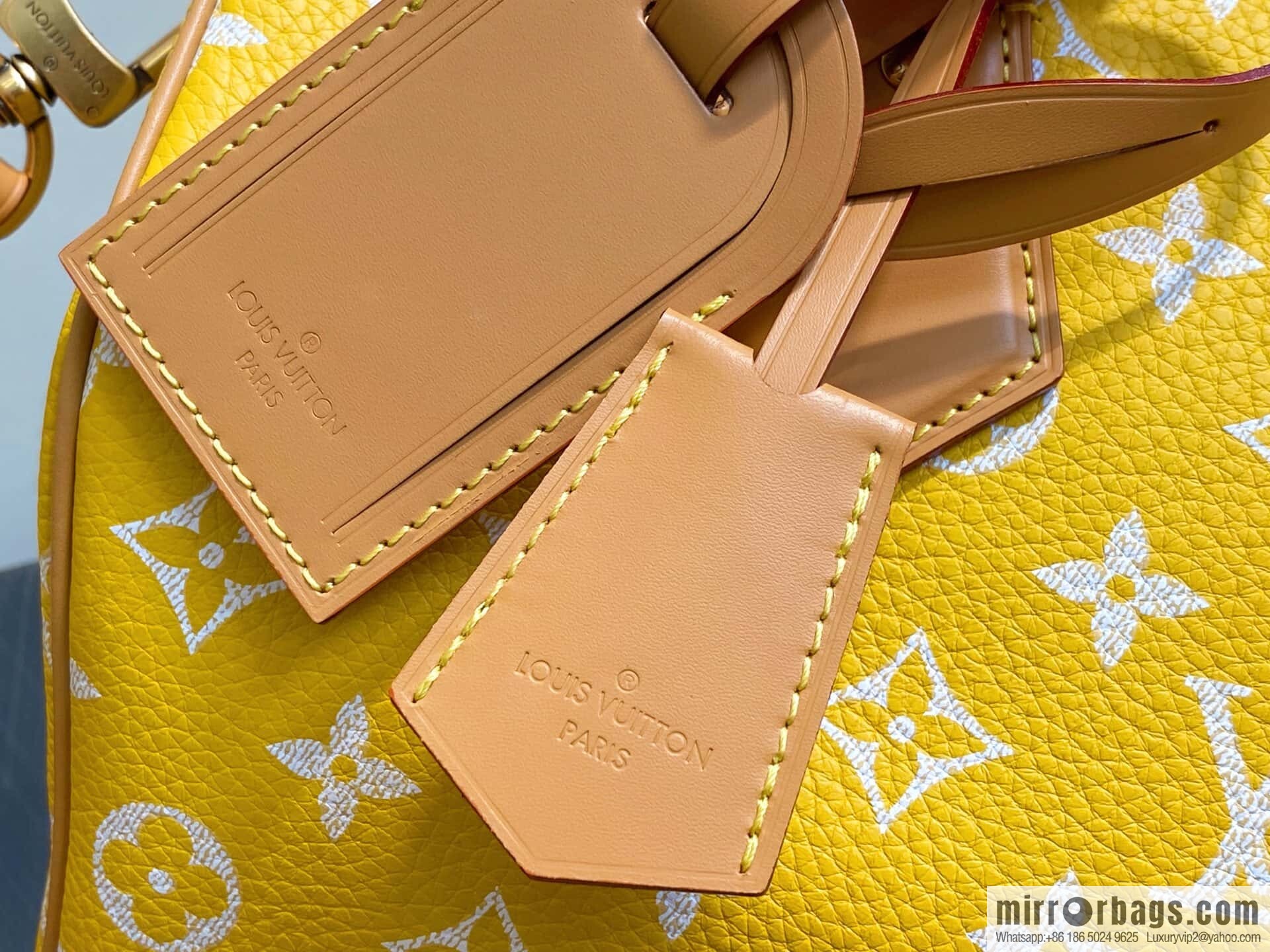 [Boutique‑grade] M21114 yellow, full leather pillow bag speedy SPEEDY P9 BANDOULIZRE30 handbag