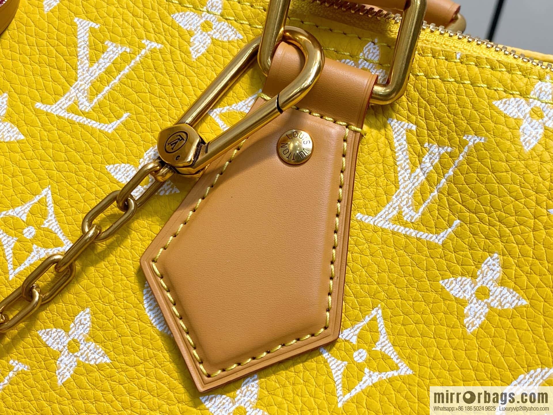 [Boutique‑grade] M21114 yellow, full leather pillow bag speedy SPEEDY P9 BANDOULIZRE30 handbag