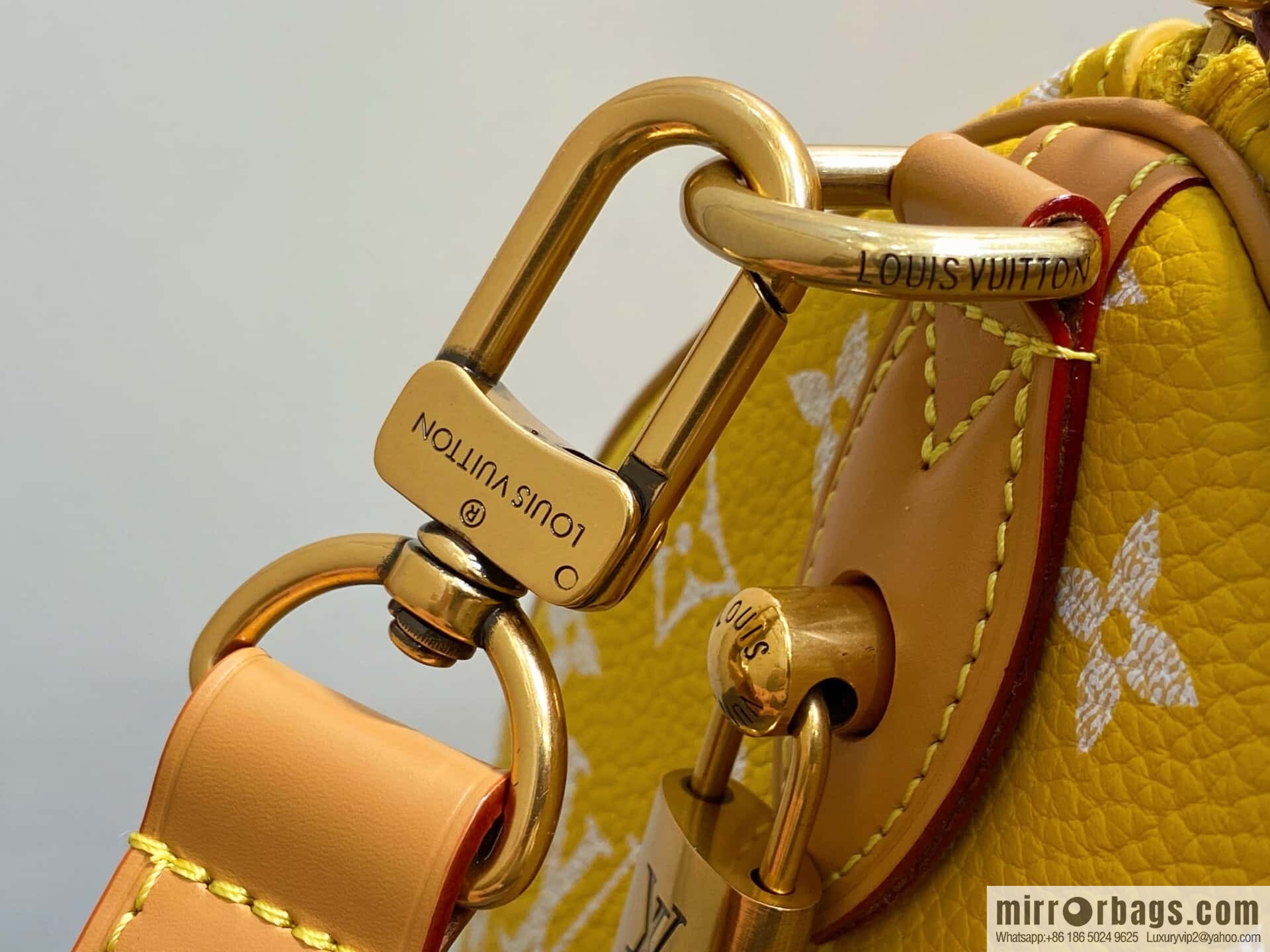 [Boutique‑grade] M21114 yellow, full leather pillow bag speedy SPEEDY P9 BANDOULIZRE30 handbag