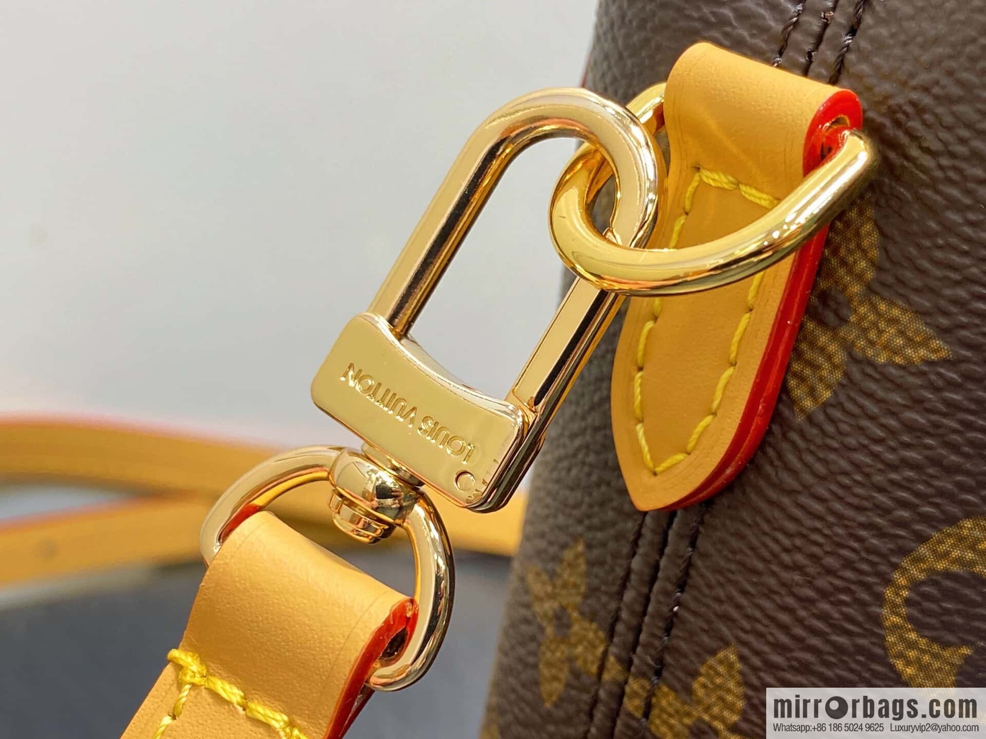 [Boutique‑grade] M14651 presbyopia yellow leather, mini backpack SOHO mini backpack