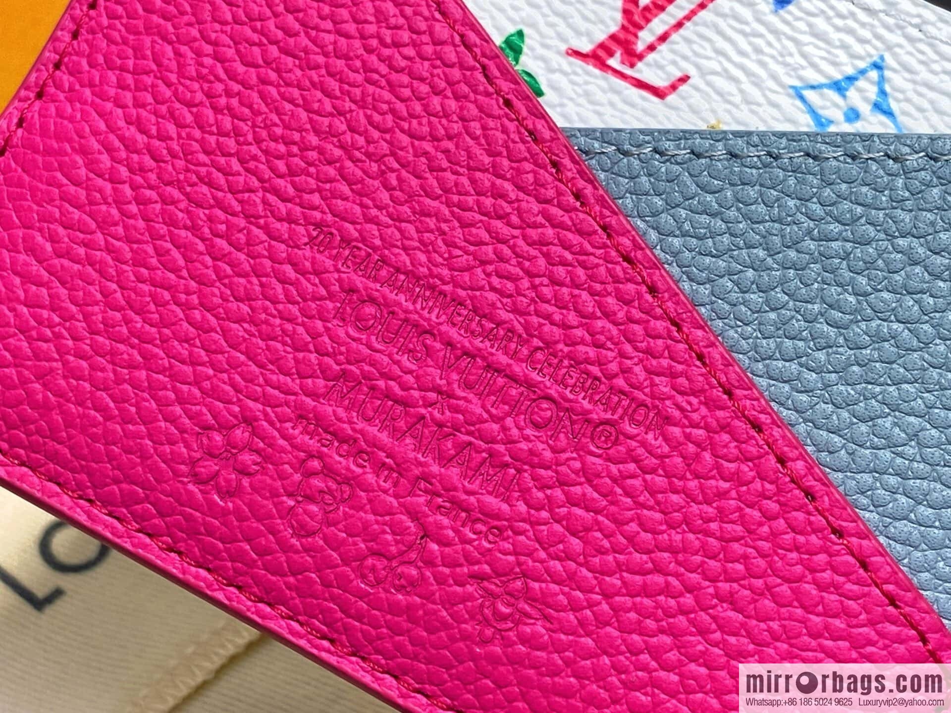 [Boutique‑grade] M14091 rose red, card bag wallet Criss-Cross LV x TM card holder