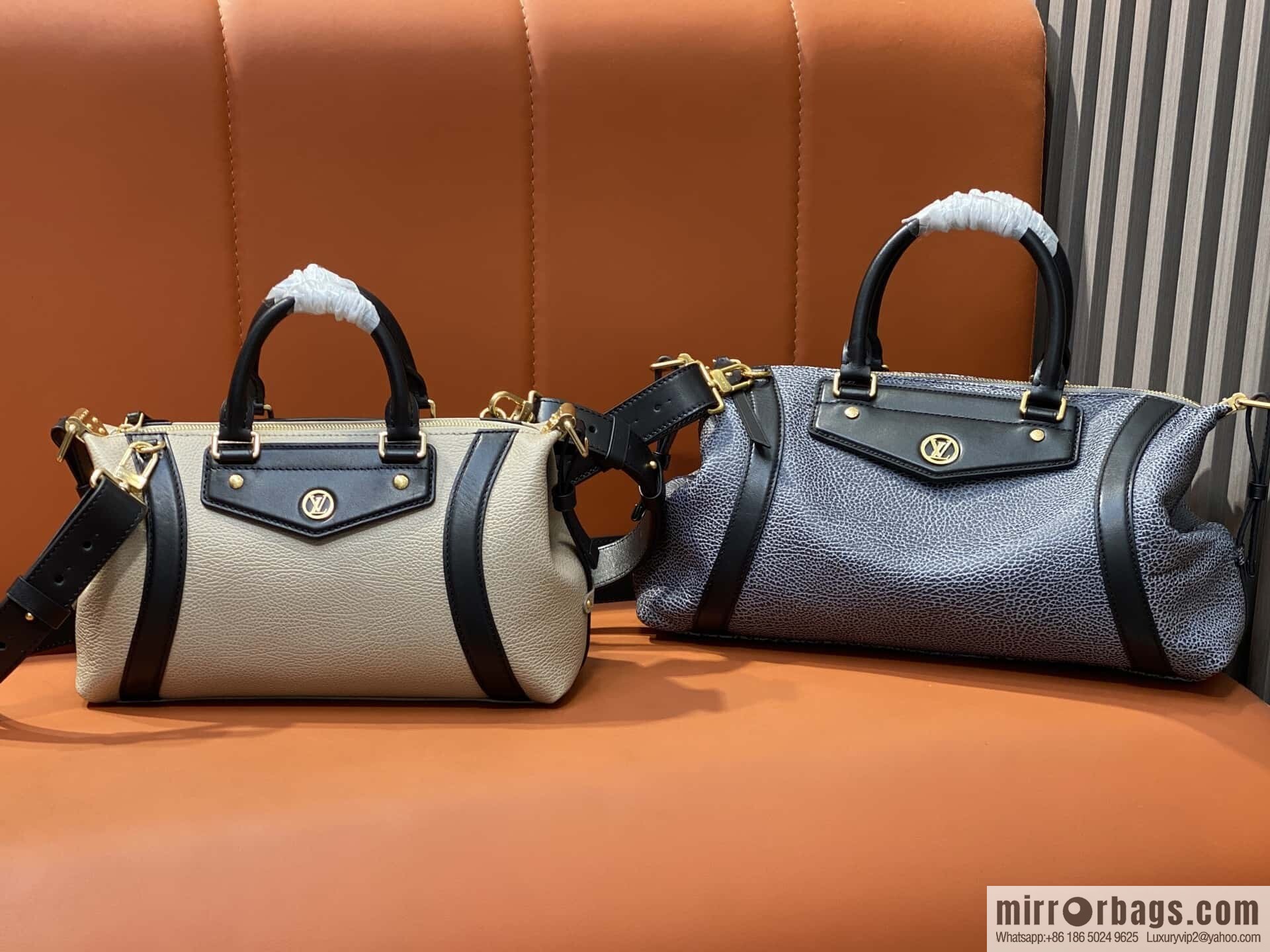 [Premium‑quality] M14721 taupe, full leather locomotive bag LV Biker small handbag M14514 black 2025 spring and summer show