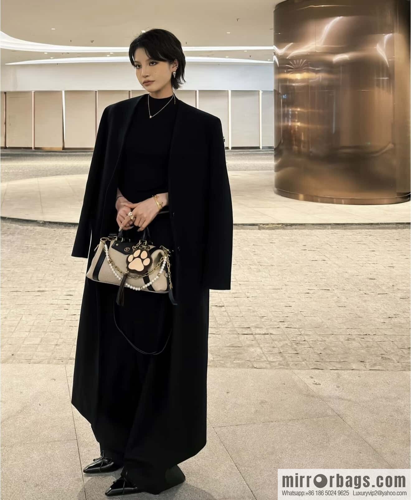 [Premium‑quality] M14721 taupe, full leather locomotive bag LV Biker small handbag M14514 black 2025 spring and summer show