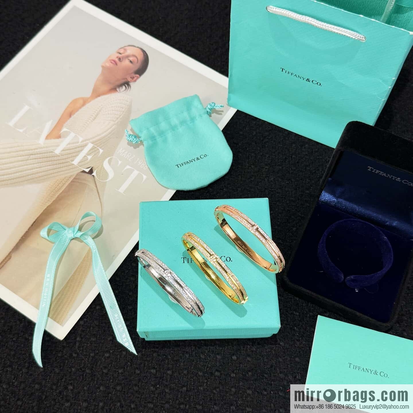 ❗️New ❗️ TIFFANY & Co. Tiffany T Series Half Full Diamond Bracelet