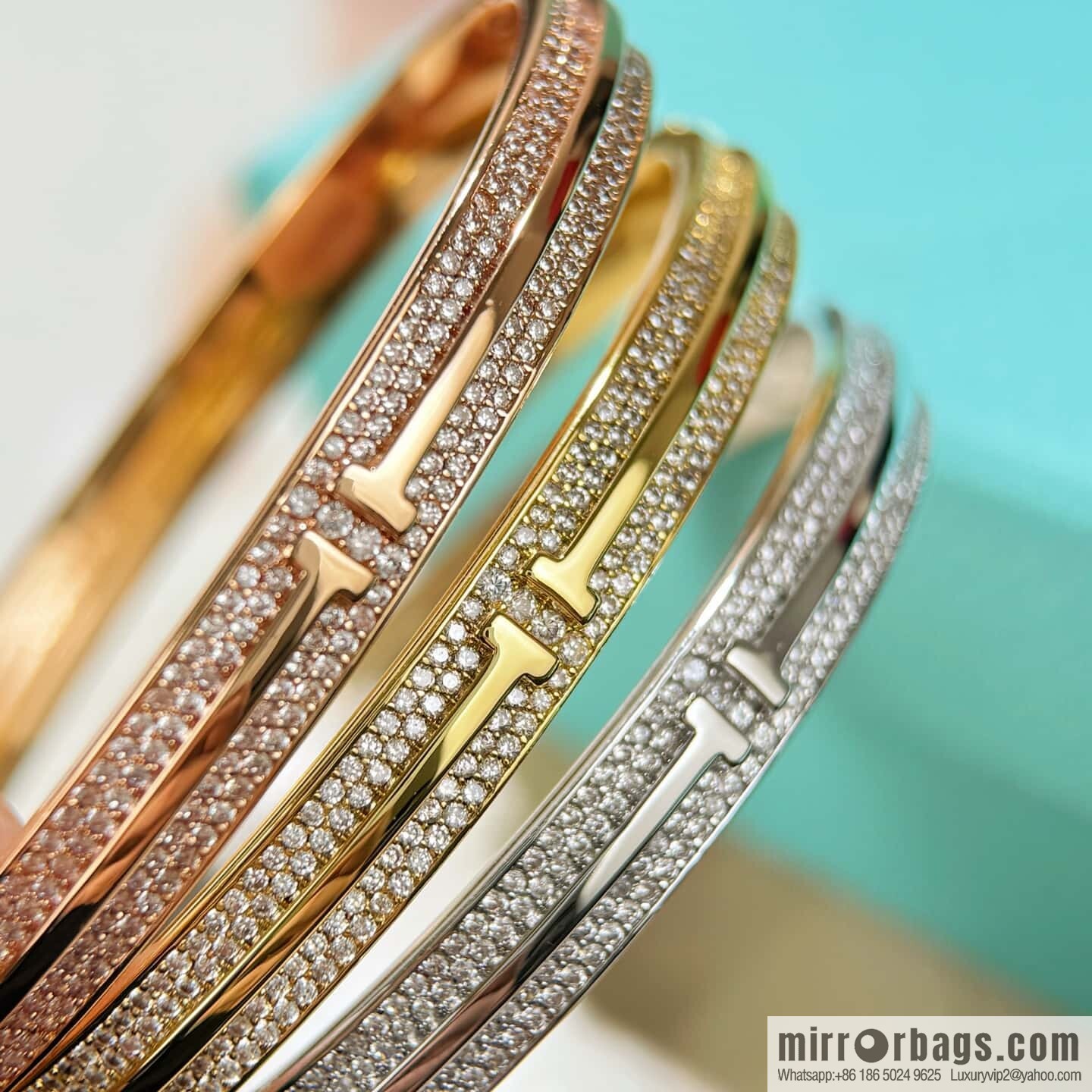 ❗️New ❗️ TIFFANY & Co. Tiffany T Series Half Full Diamond Bracelet