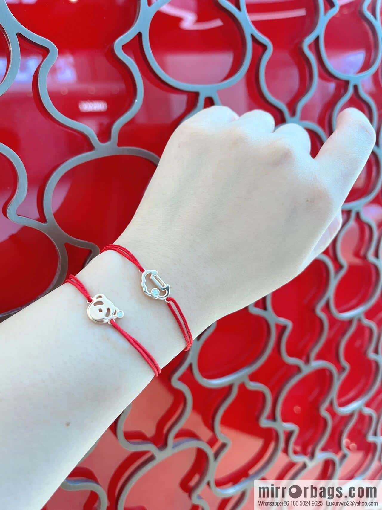 ☀️Qeelin three gourd red rope bracelets