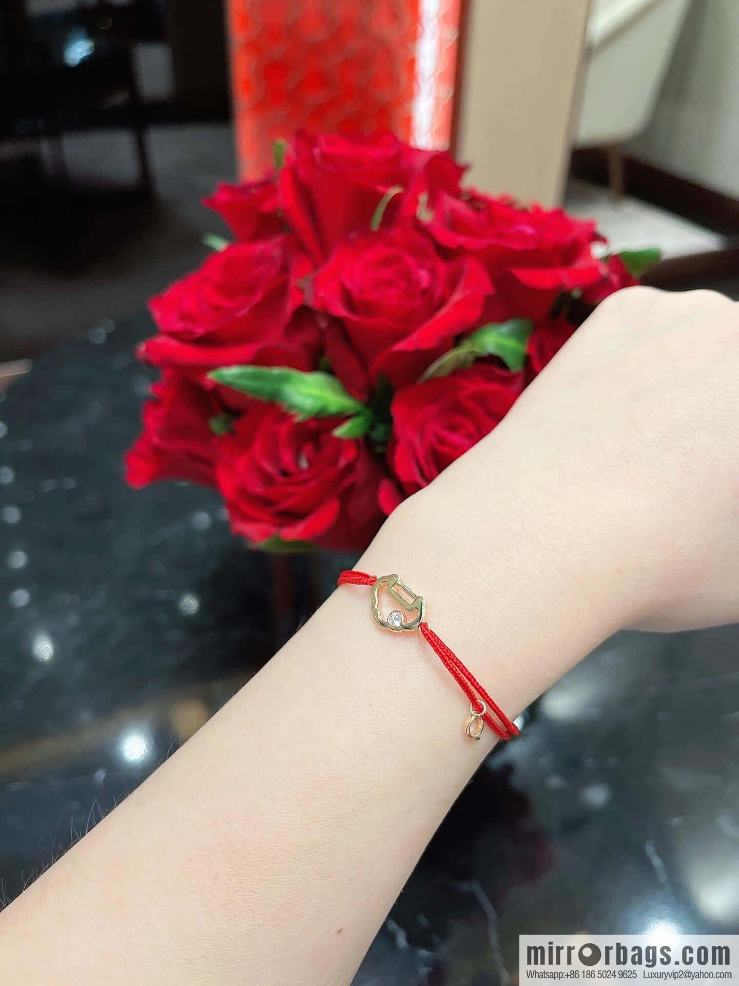 ☀️Qeelin three gourd red rope bracelets