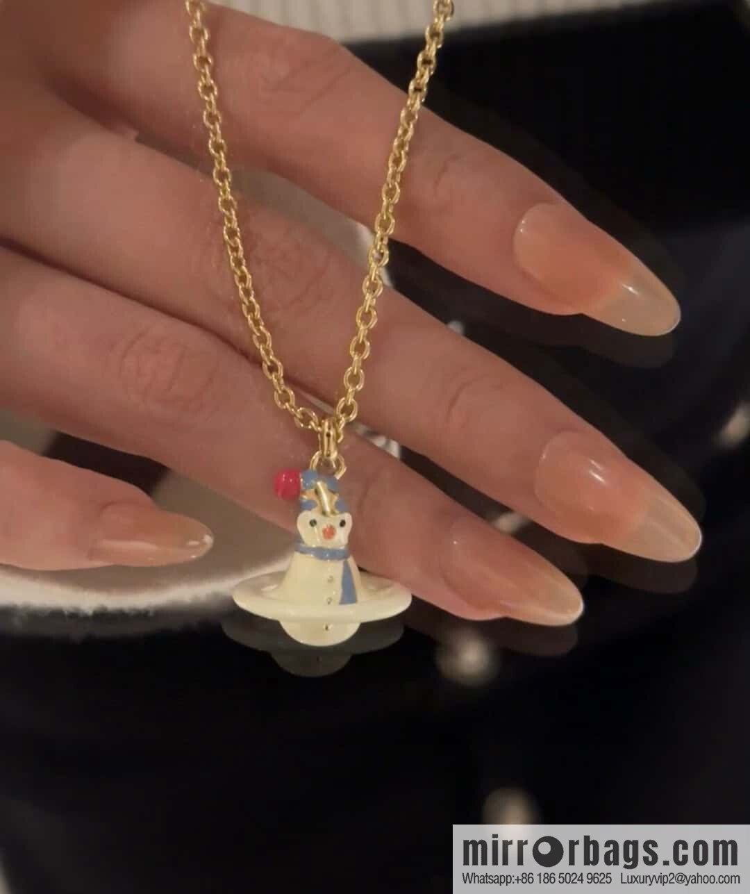 New ☑️ Vivienne Westwood Queen Mother Saturn Necklace