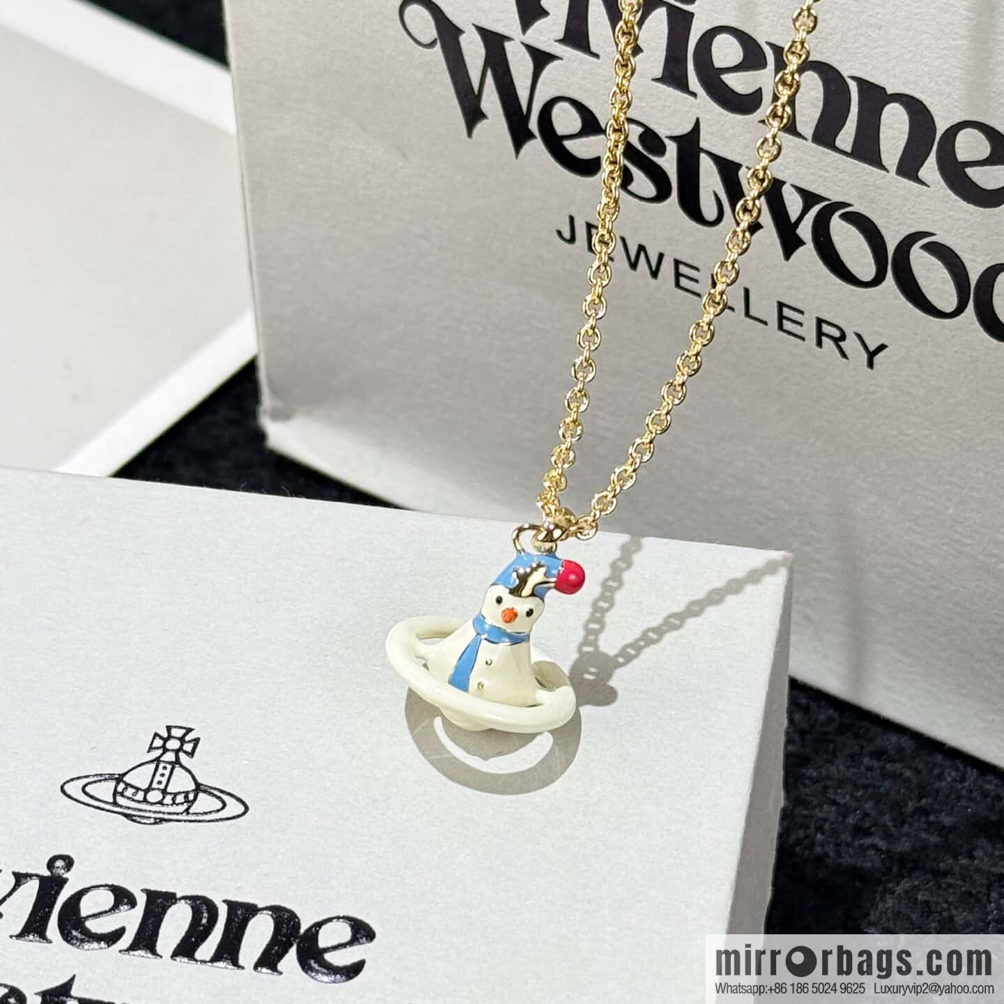 New ☑️ Vivienne Westwood Queen Mother Saturn Necklace
