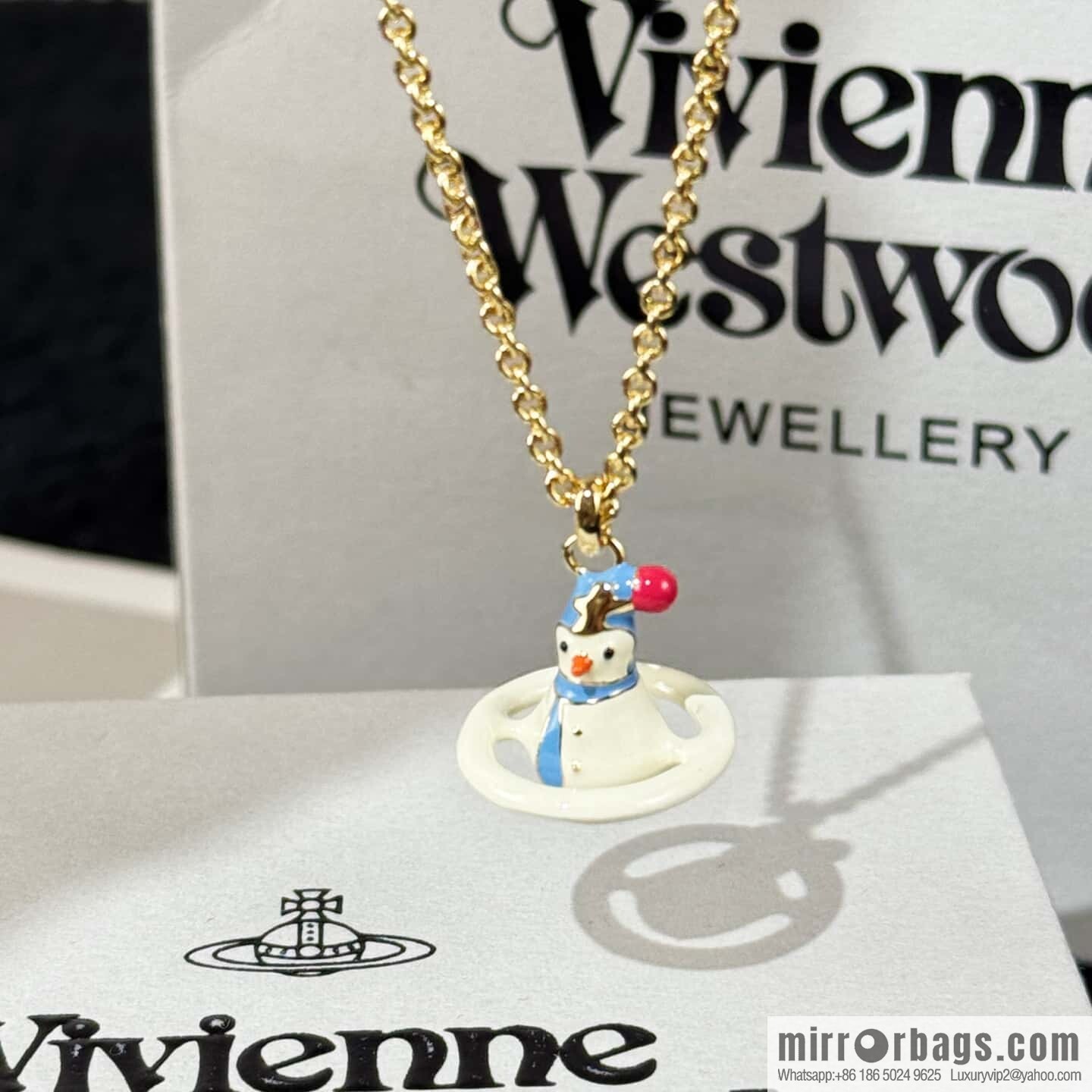 New ☑️ Vivienne Westwood Queen Mother Saturn Necklace
