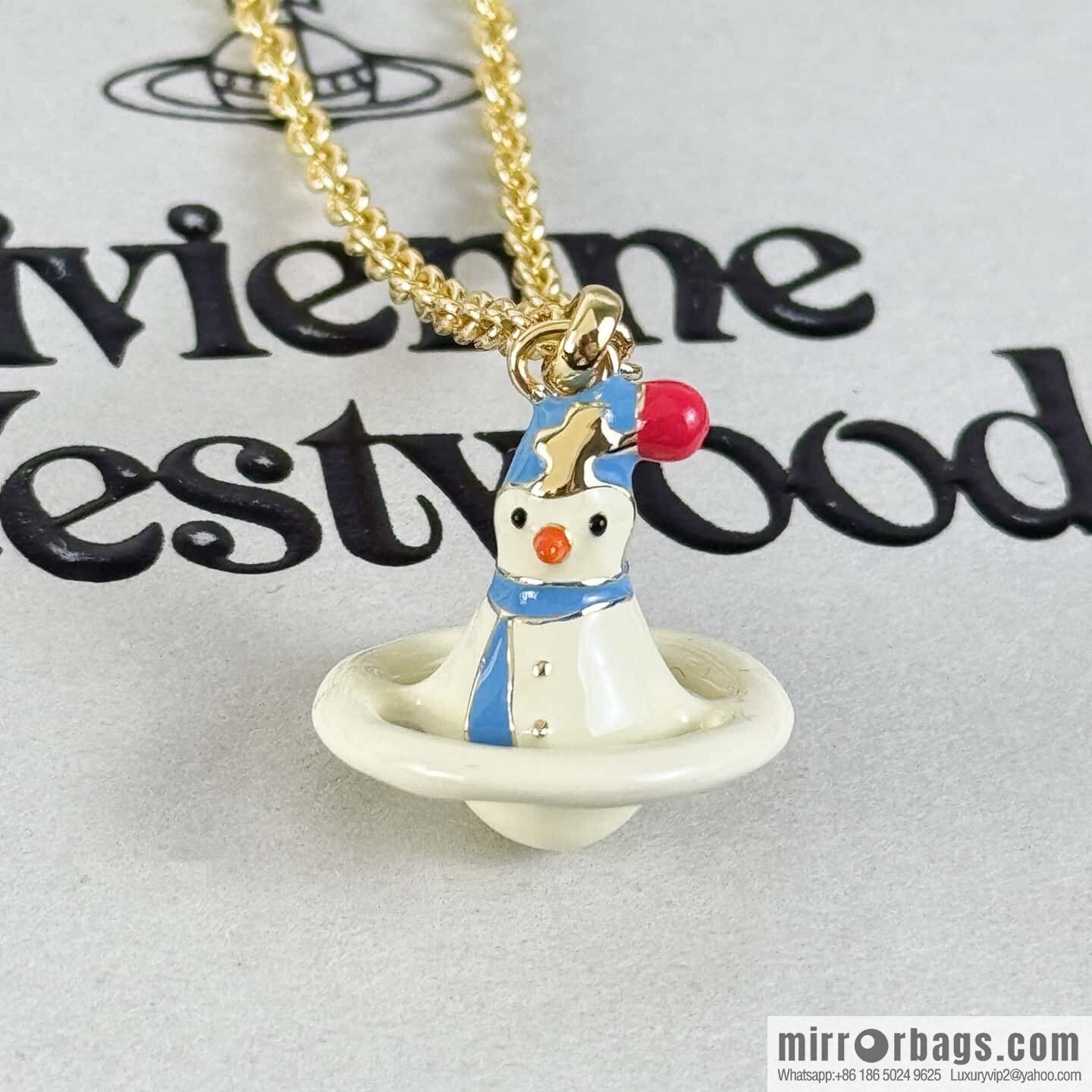 New ☑️ Vivienne Westwood Queen Mother Saturn Necklace