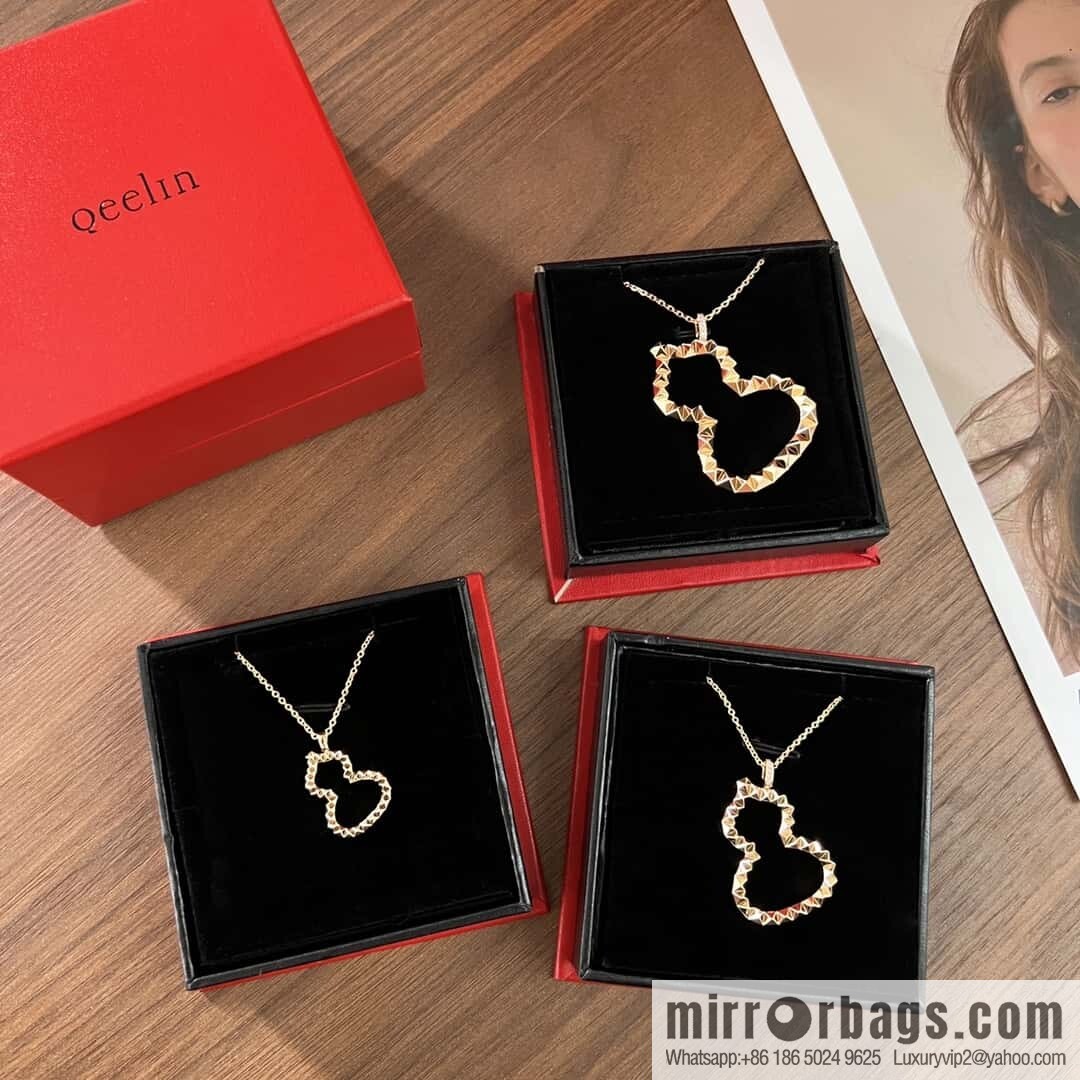 ❗️New ❗️ ☀️ Original ☀️ Qeelin 18 series rose gold gourd necklace ☀️