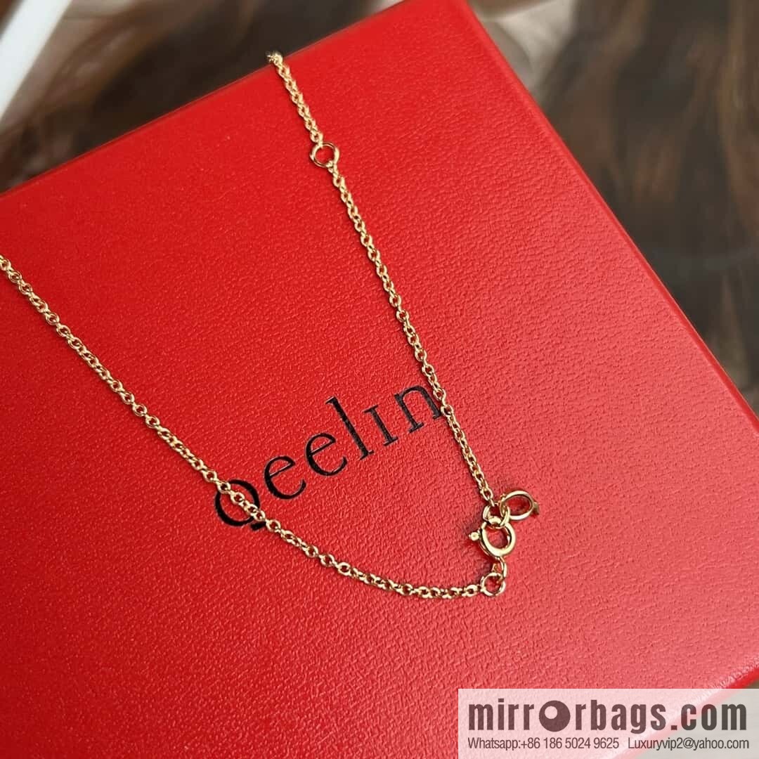 ❗️New ❗️ ☀️ Original ☀️ Qeelin 18 series rose gold gourd necklace ☀️