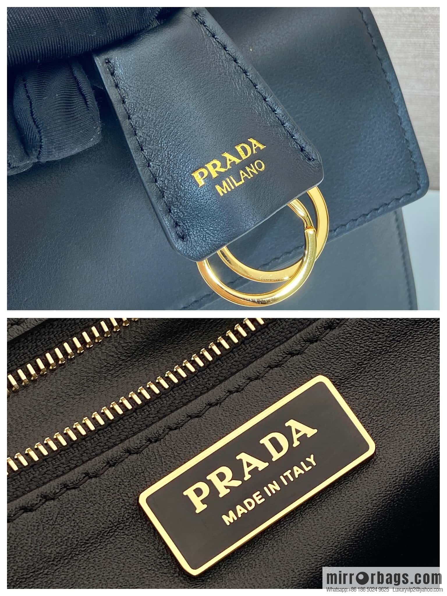 PRADA 🎉 new catwalk model 🎉 1BN023 calfskin 🎉🎉 black