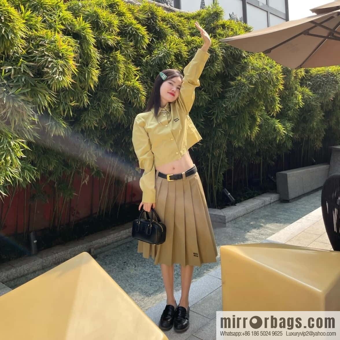 MIUMIU new bowling bag Softy Padded 🎳 black