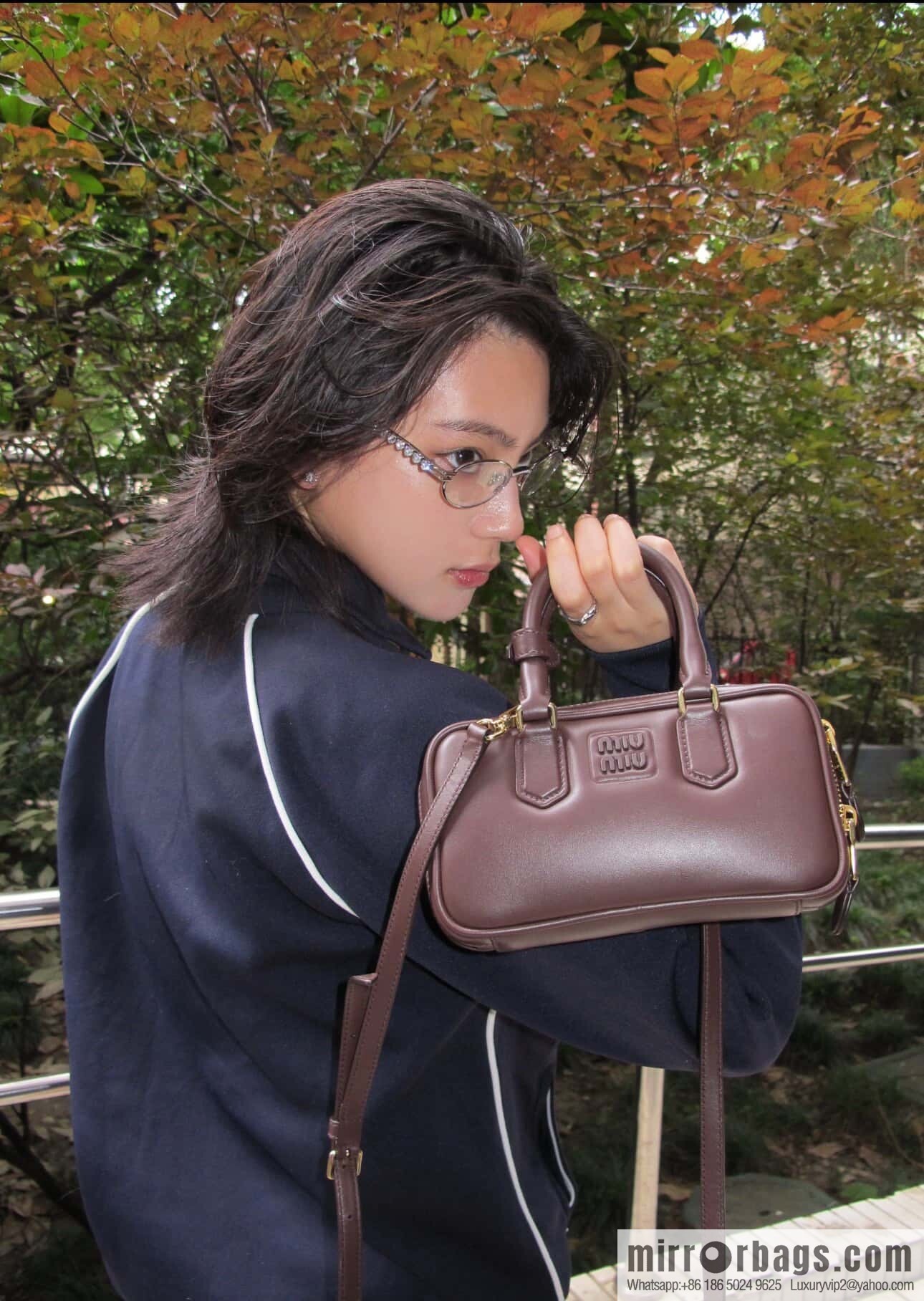 MIUMIU new bowling bag Softy Padded 🎳 briar