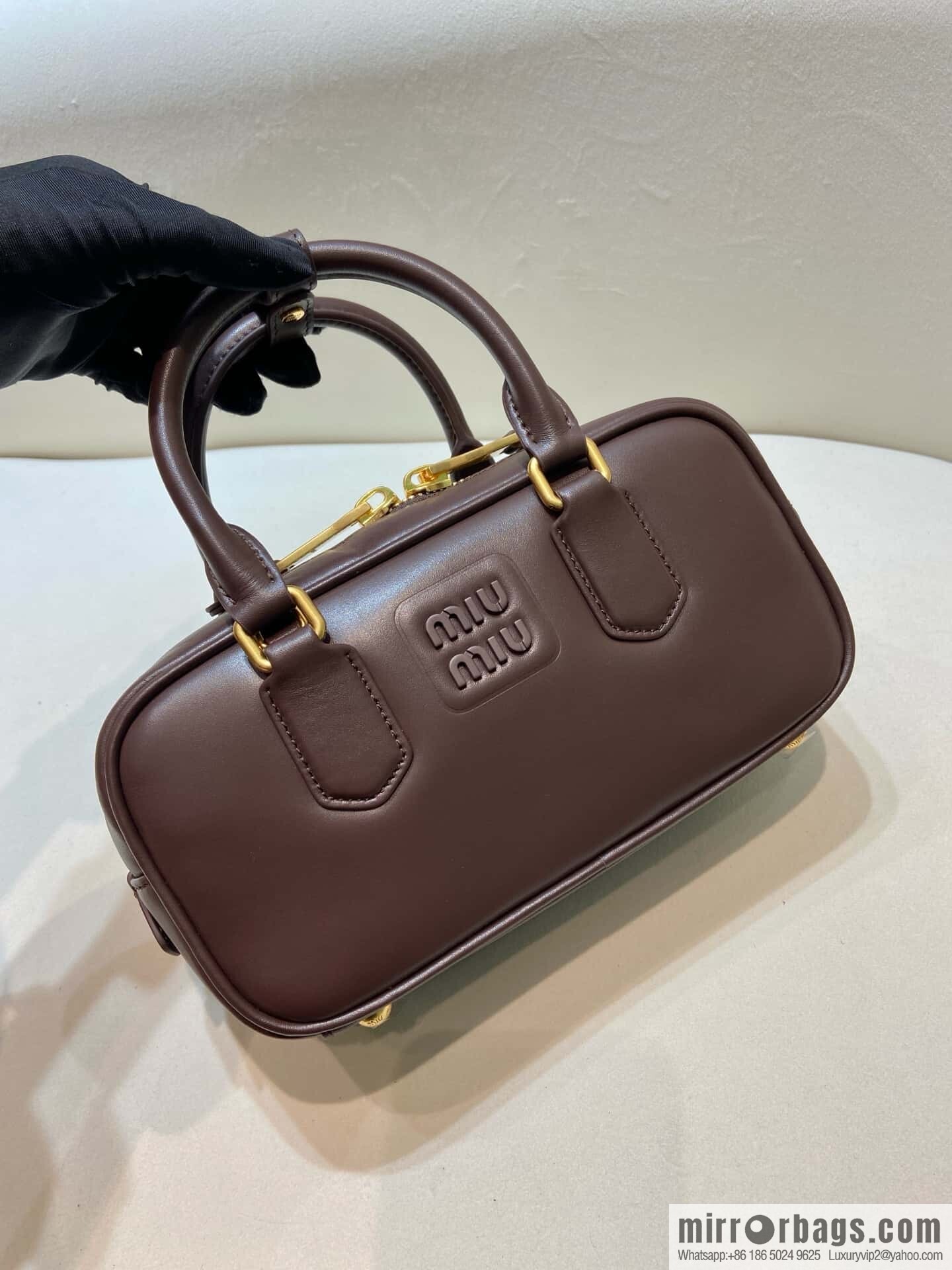 MIUMIU new bowling bag Softy Padded 🎳 briar