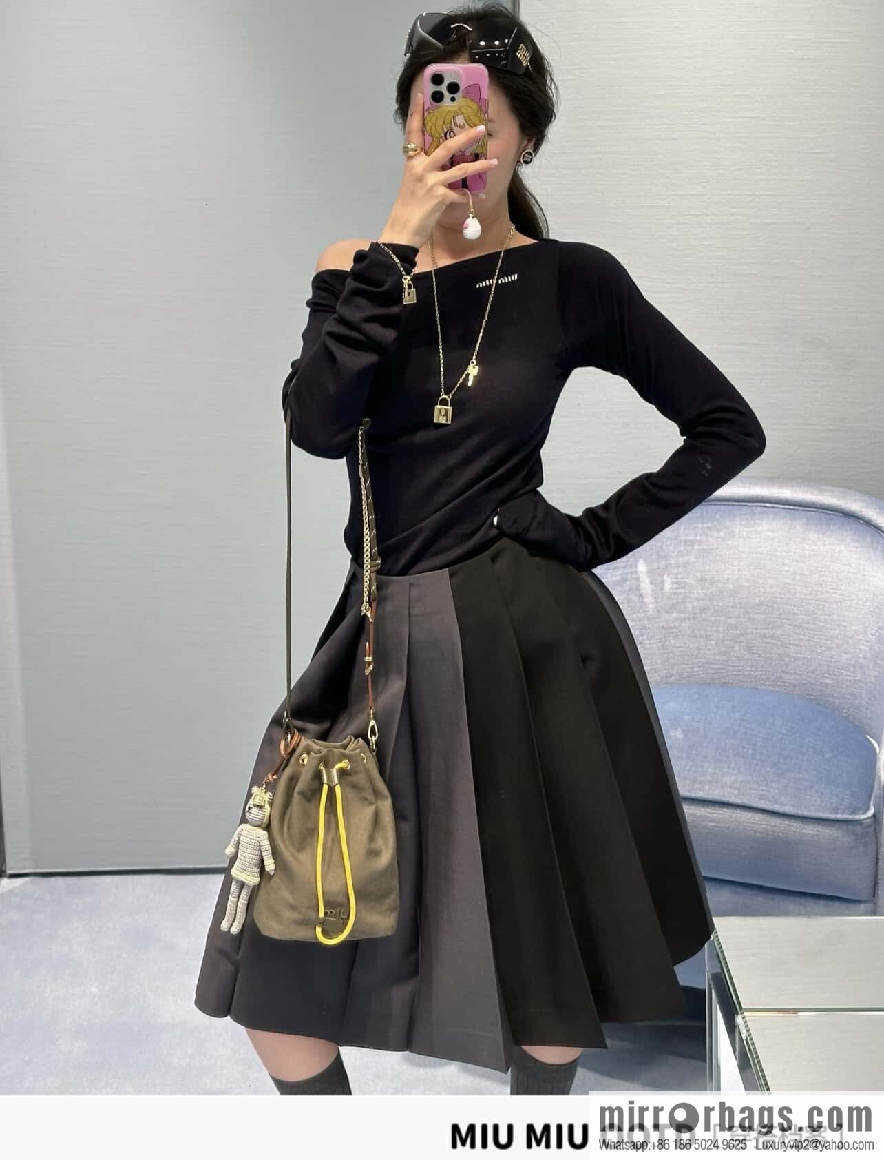 MIUMIU 🎉 new bucket bag 🎉 5NR038 🎉🎉 green