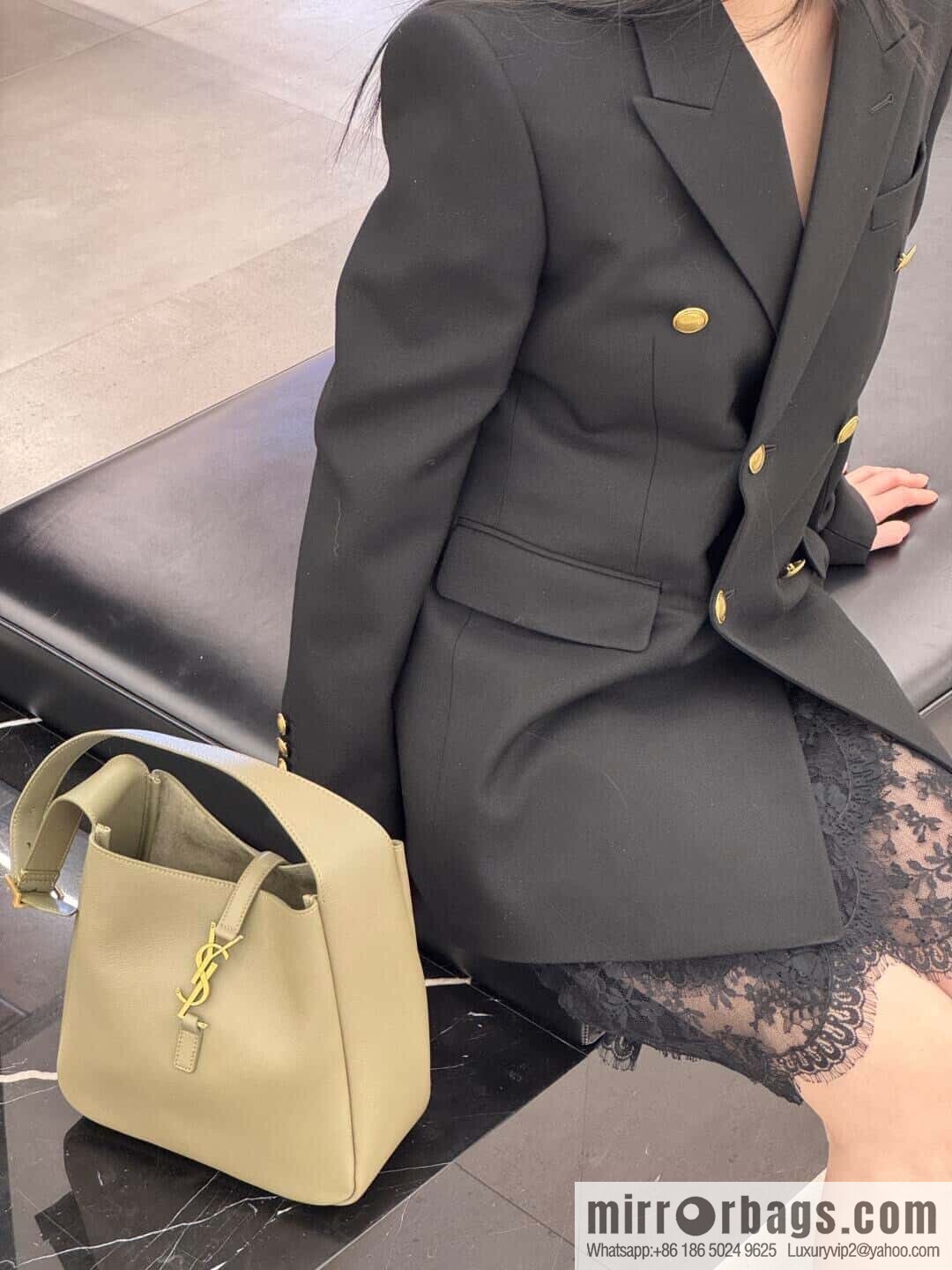 YSL 🆕 small [wheat green] 713938