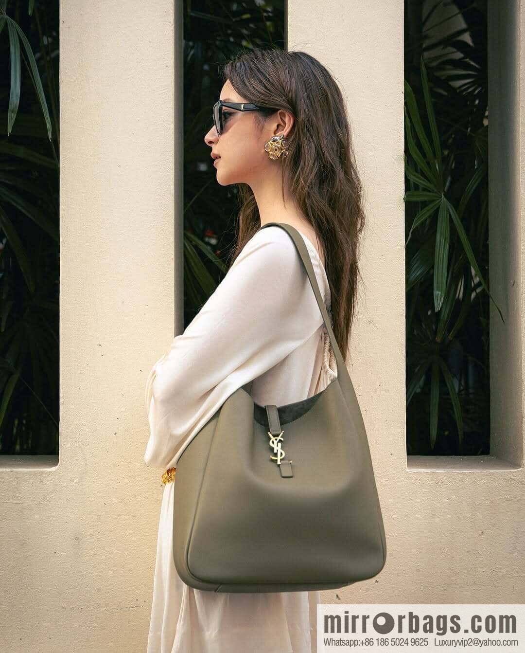 YSL 🆕 large [wheat green] 753837