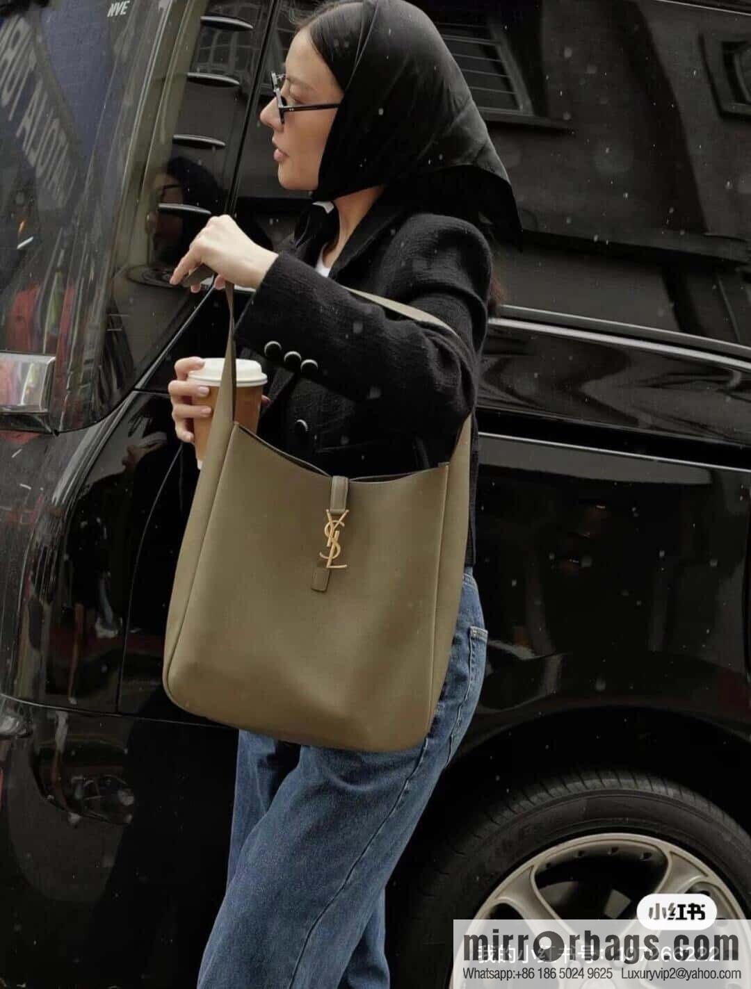 YSL 🆕 large [wheat green] 753837