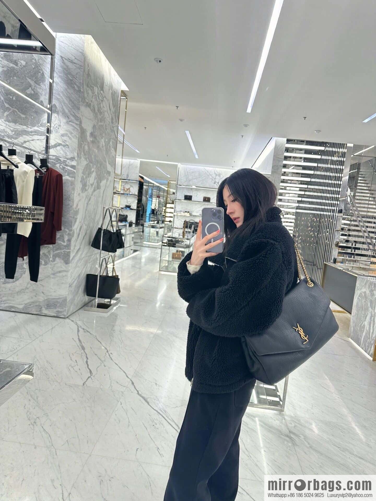 YSL 𝗖𝗔𝗟𝗬𝗣𝗦𝗢_ elephant pattern sheepskin chain bag 777399