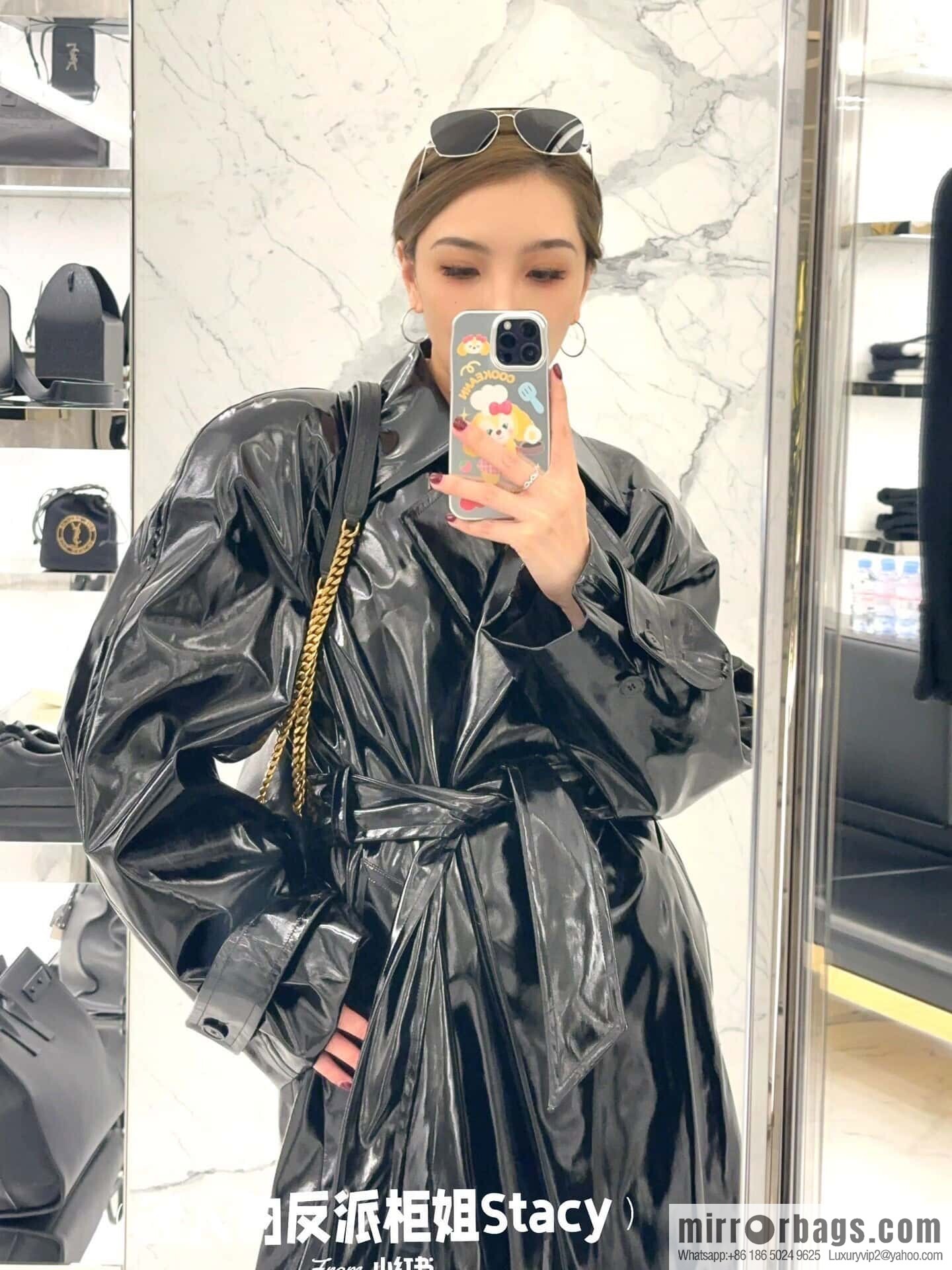 YSL 𝗖𝗔𝗟𝗬𝗣𝗦𝗢_ elephant pattern sheepskin chain bag 777399