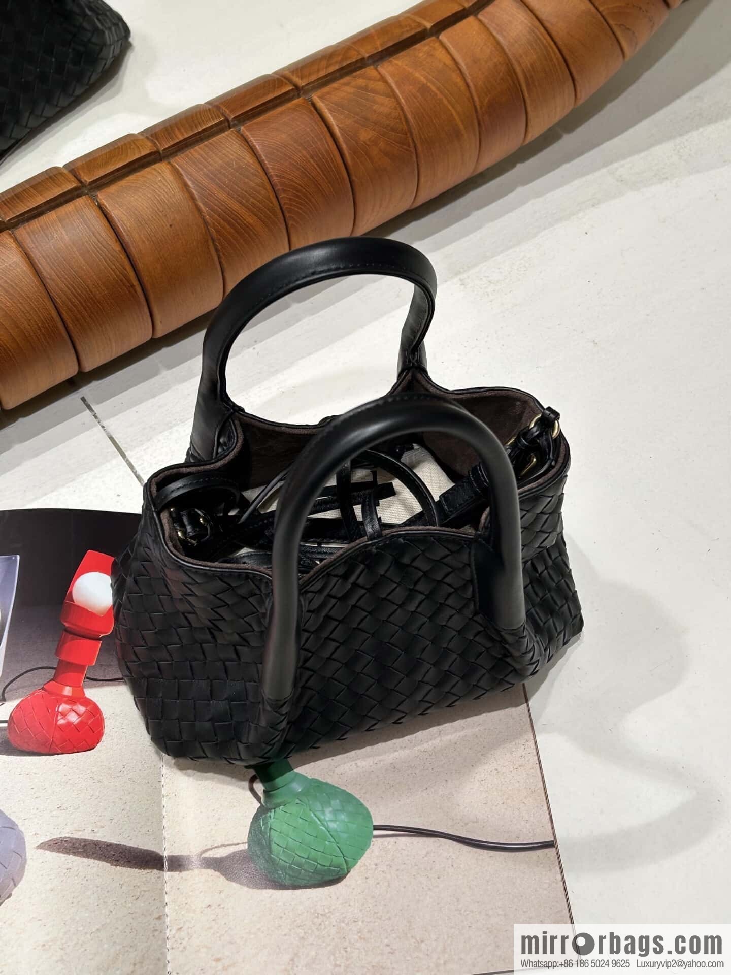 BV small Pinacoteca tote bag, black 819004