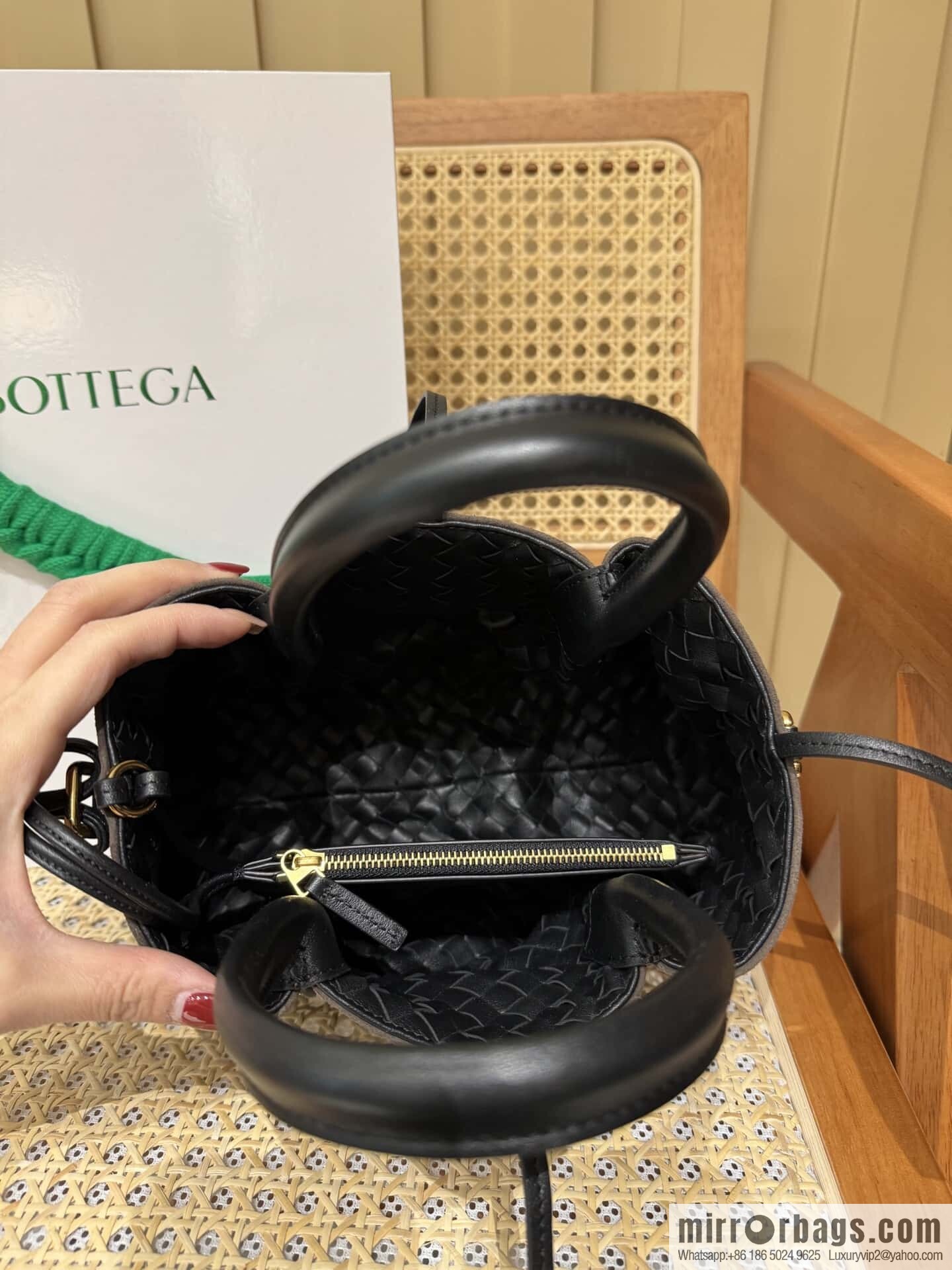 BV small Pinacoteca tote bag, black 819004