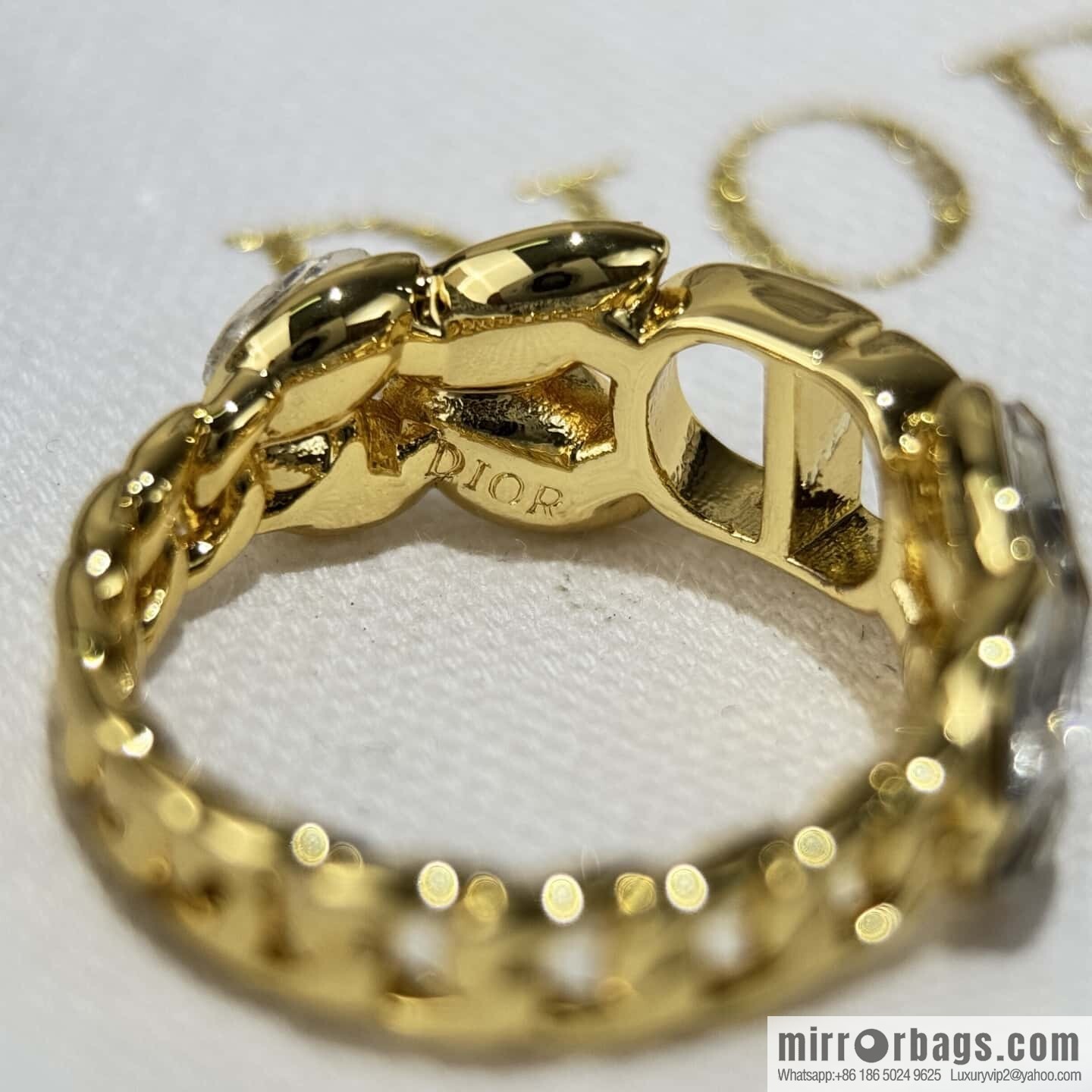 ❗️New ❗️ Dior Ring ☀️ New ☑️ Dior DIOR Horse Eye Diamond CD Ring ☀️
