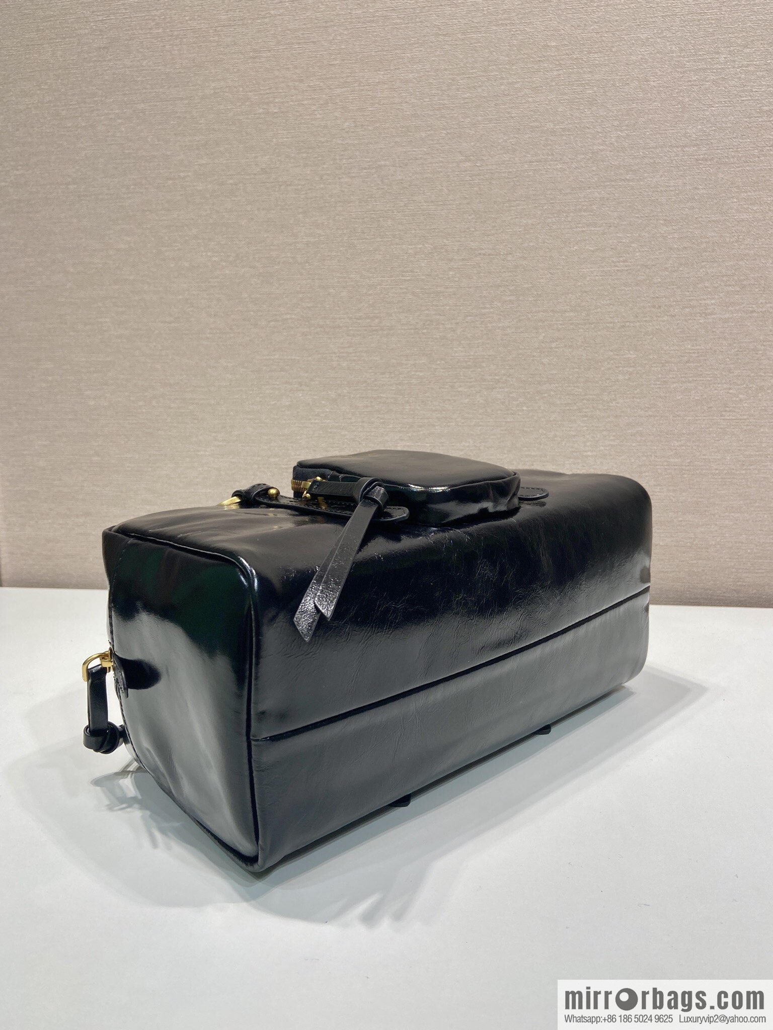 PRADA New Oil Waxed Leather 1BB138 Large