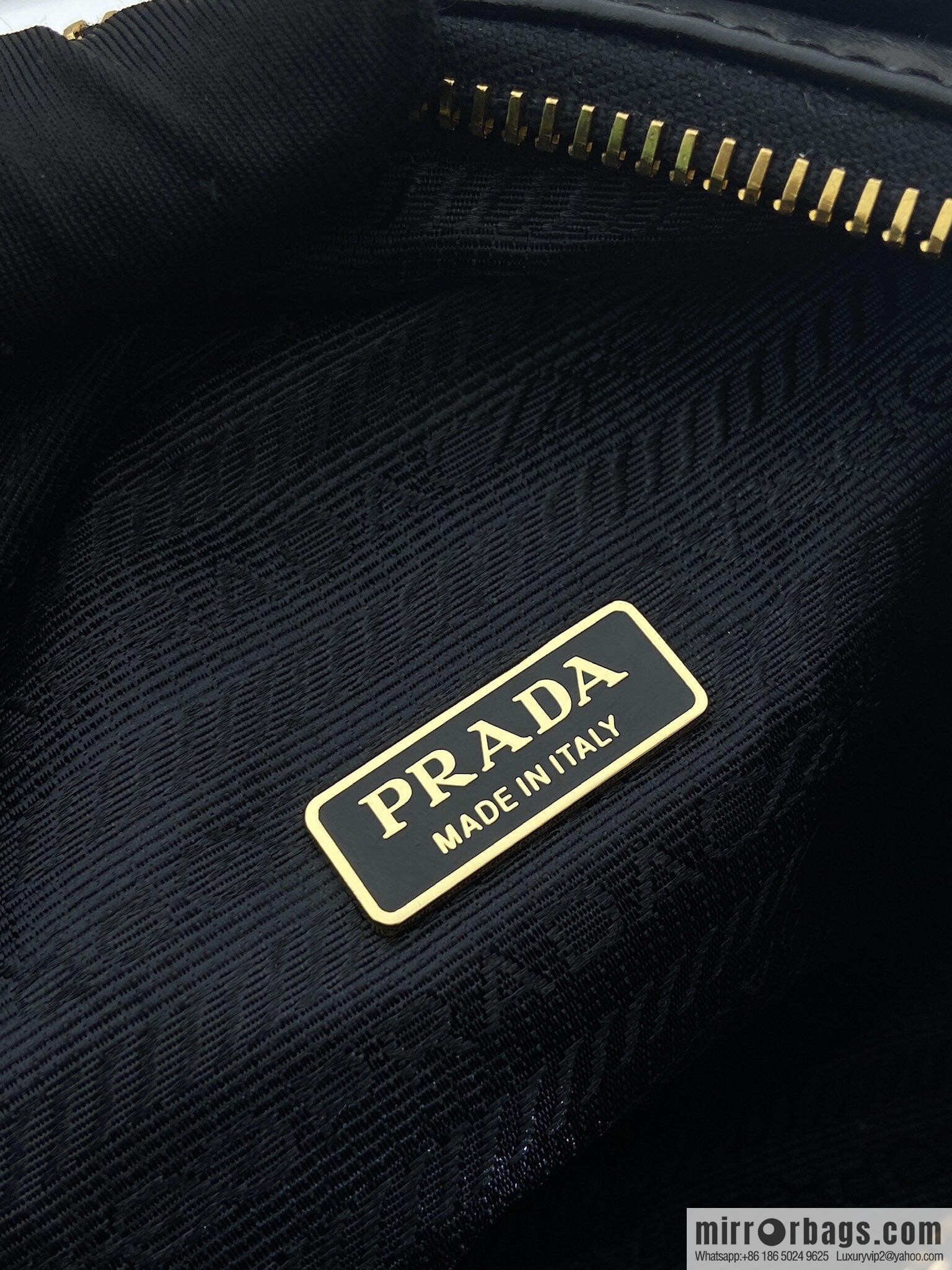 PRADA new oil wax leather 1BB137 small